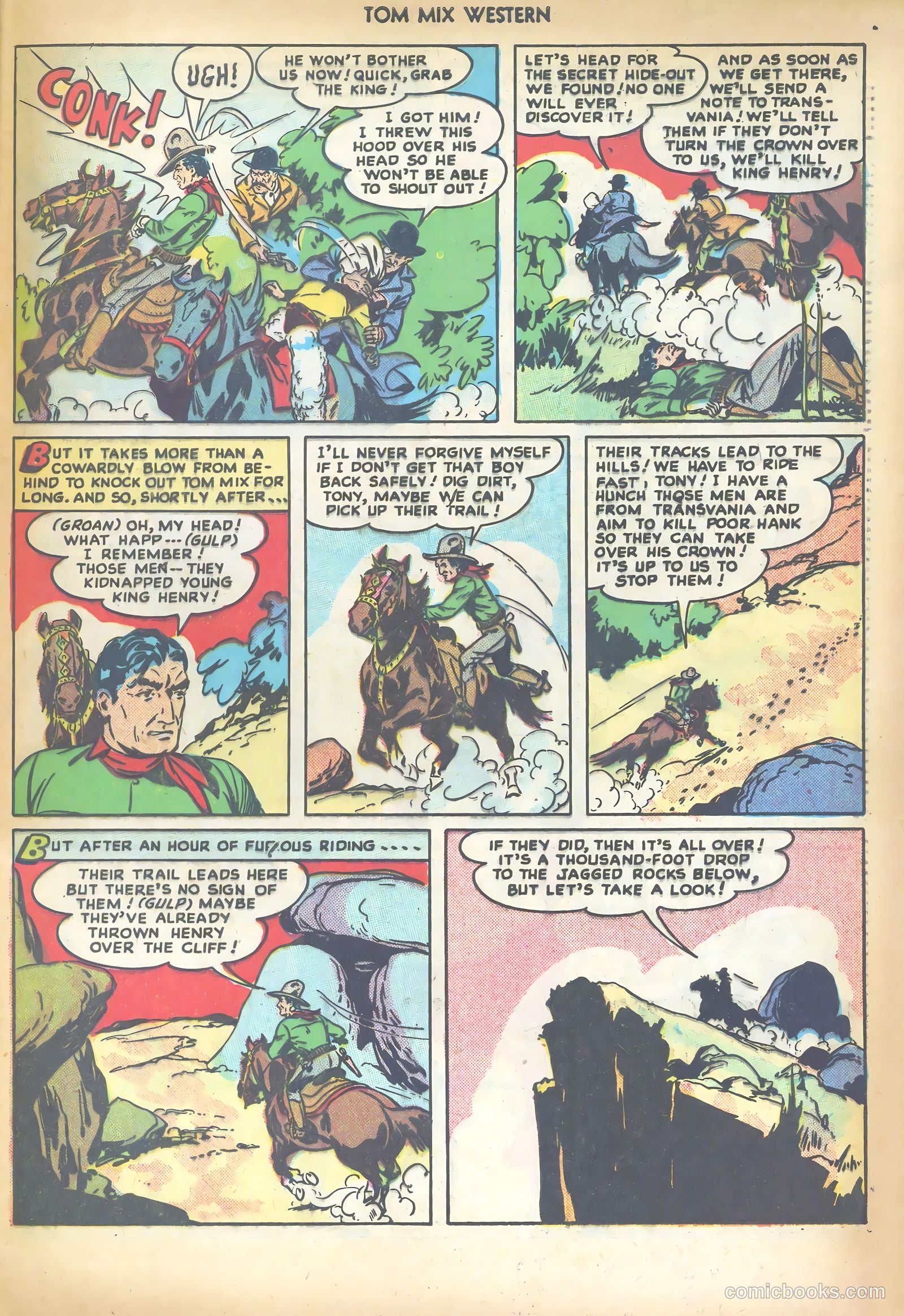 Tom Mix Western #16 (1949) — page 45 of 52