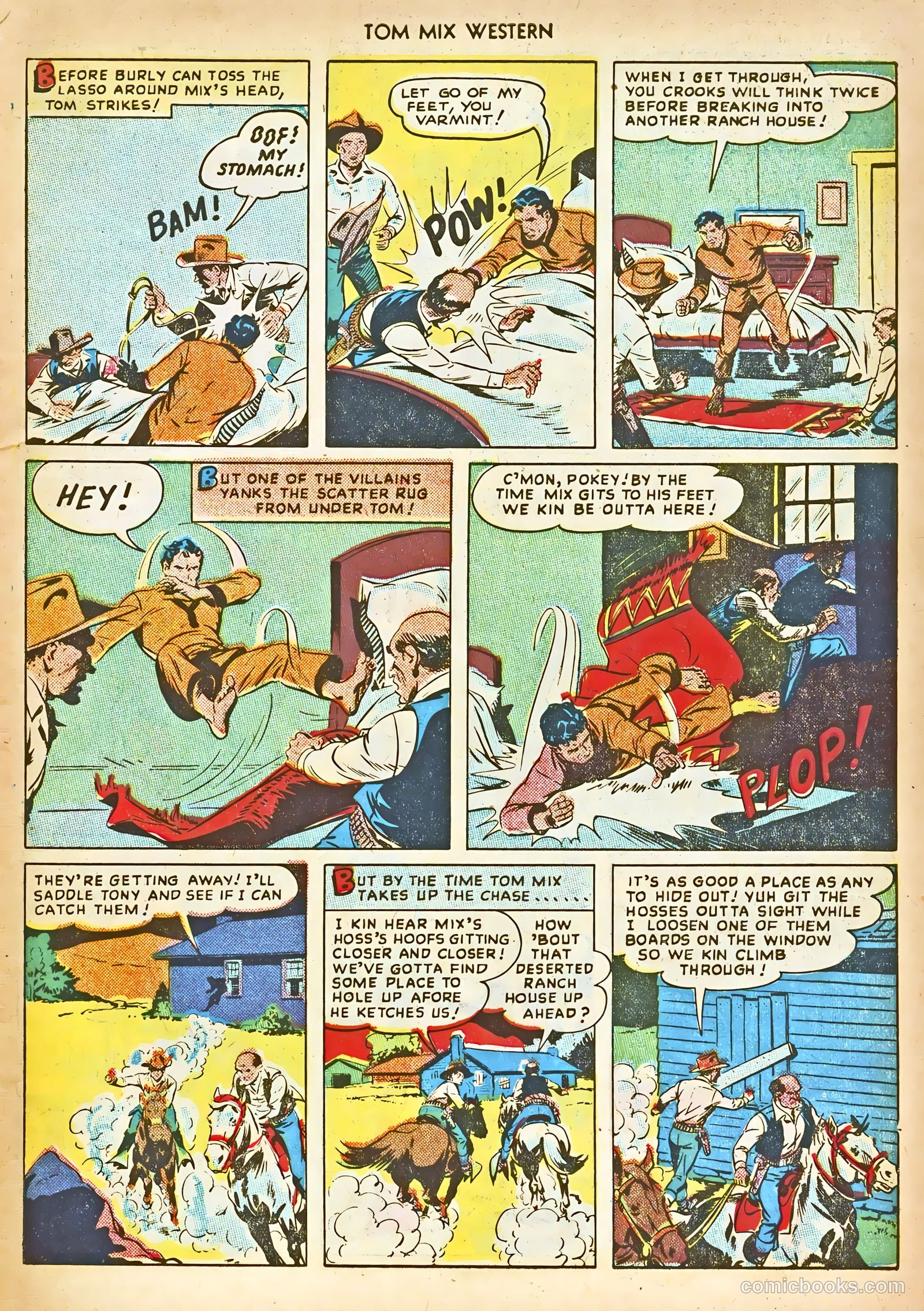 Tom Mix Western #17 (1949) — page 7 of 52