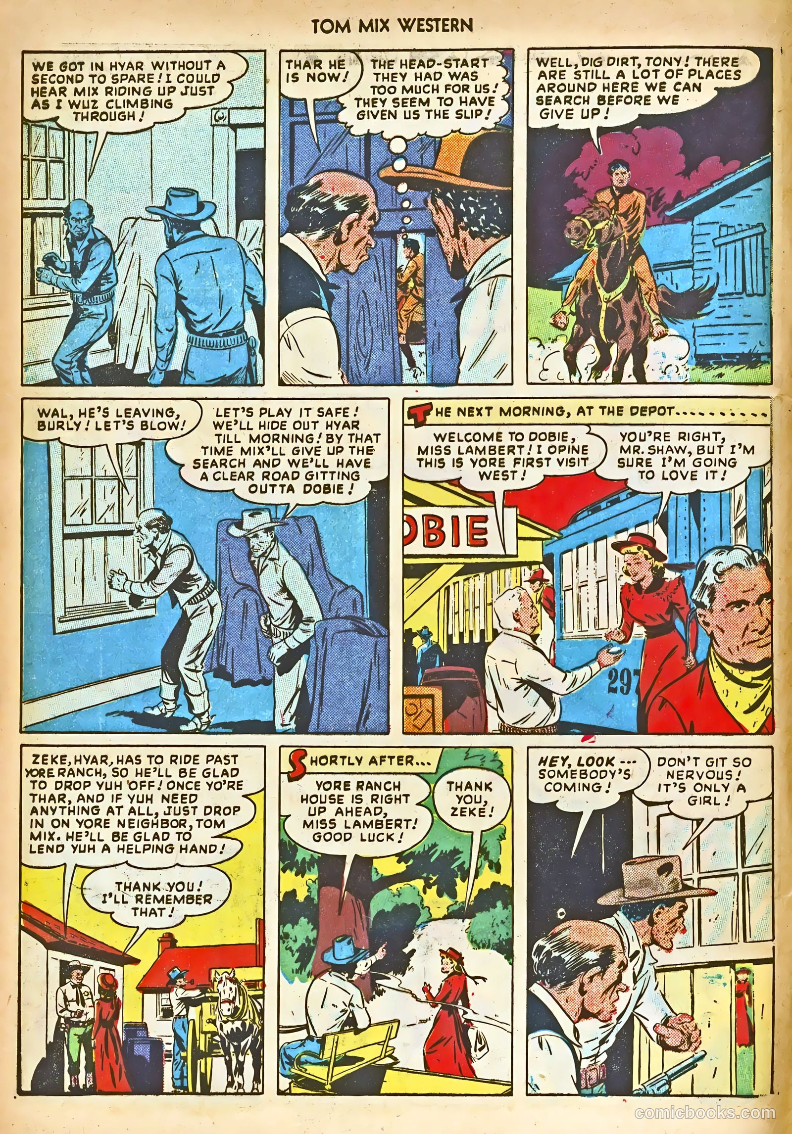 Tom Mix Western #17 (1949) — page 8 of 52