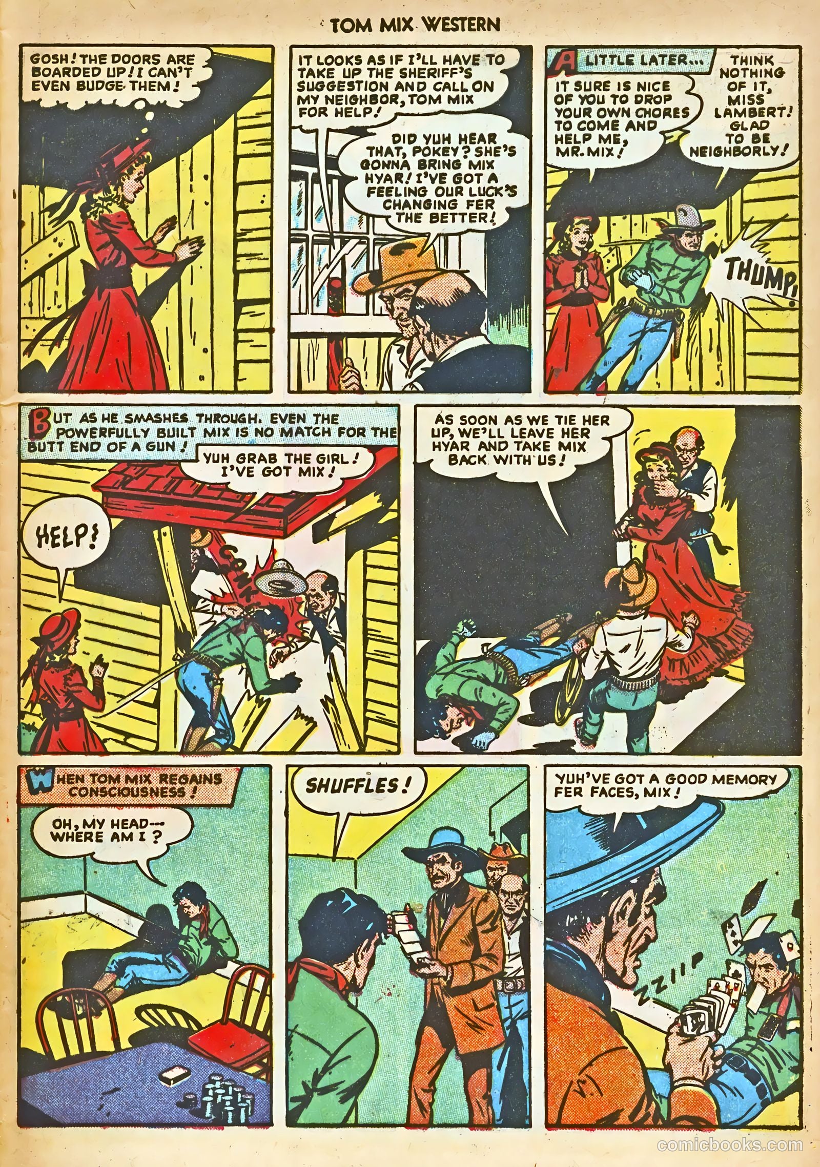 Tom Mix Western #17 (1949) — page 9 of 52