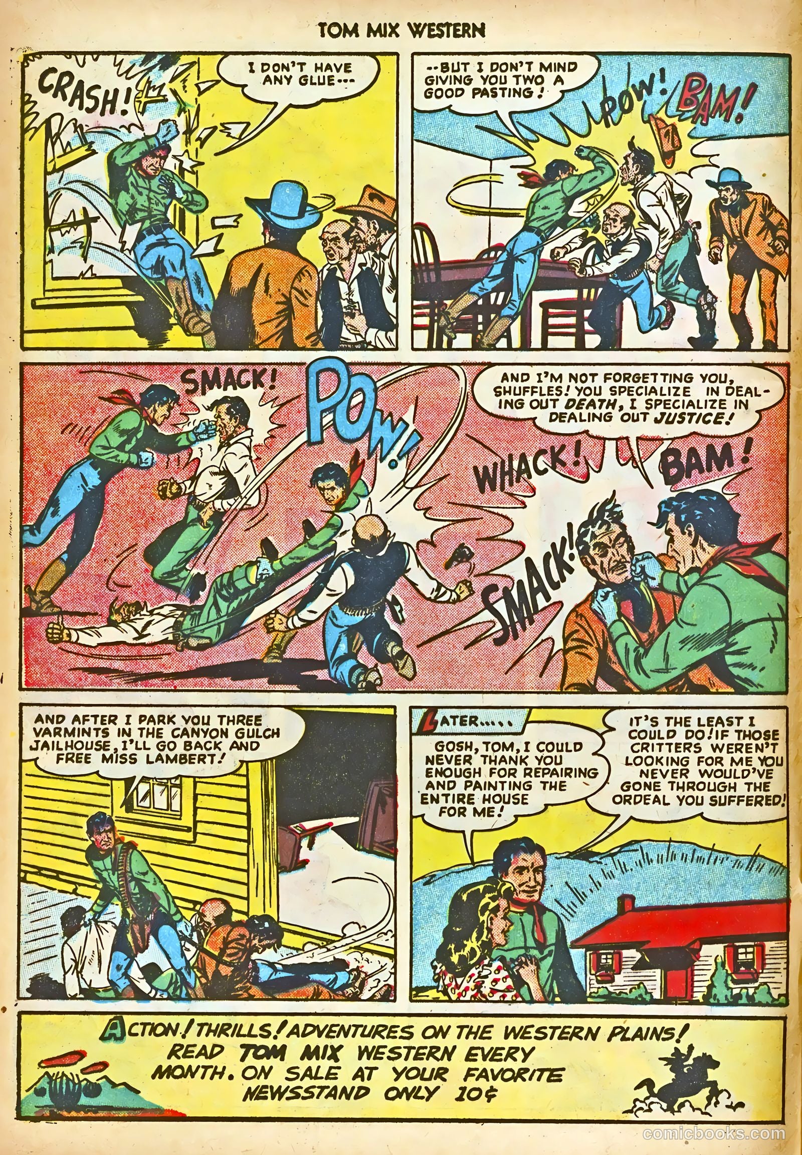 Tom Mix Western #17 (1949) — page 12 of 52