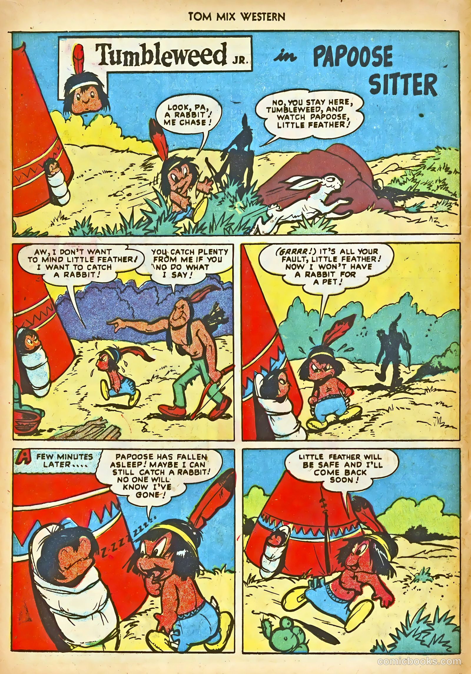 Tom Mix Western #17 (1949) — page 16 of 52