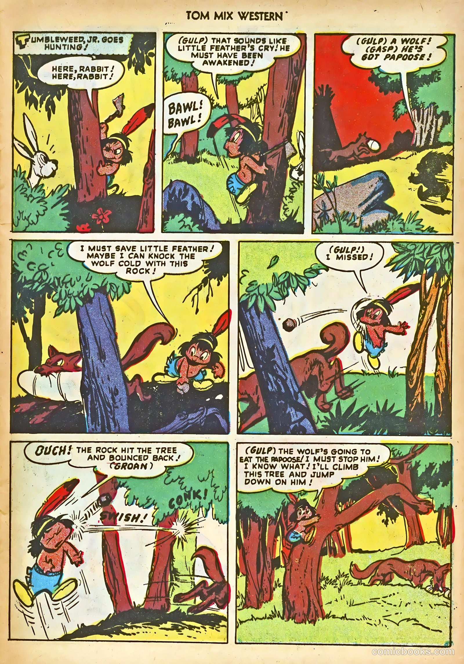 Tom Mix Western #17 (1949) — page 17 of 52