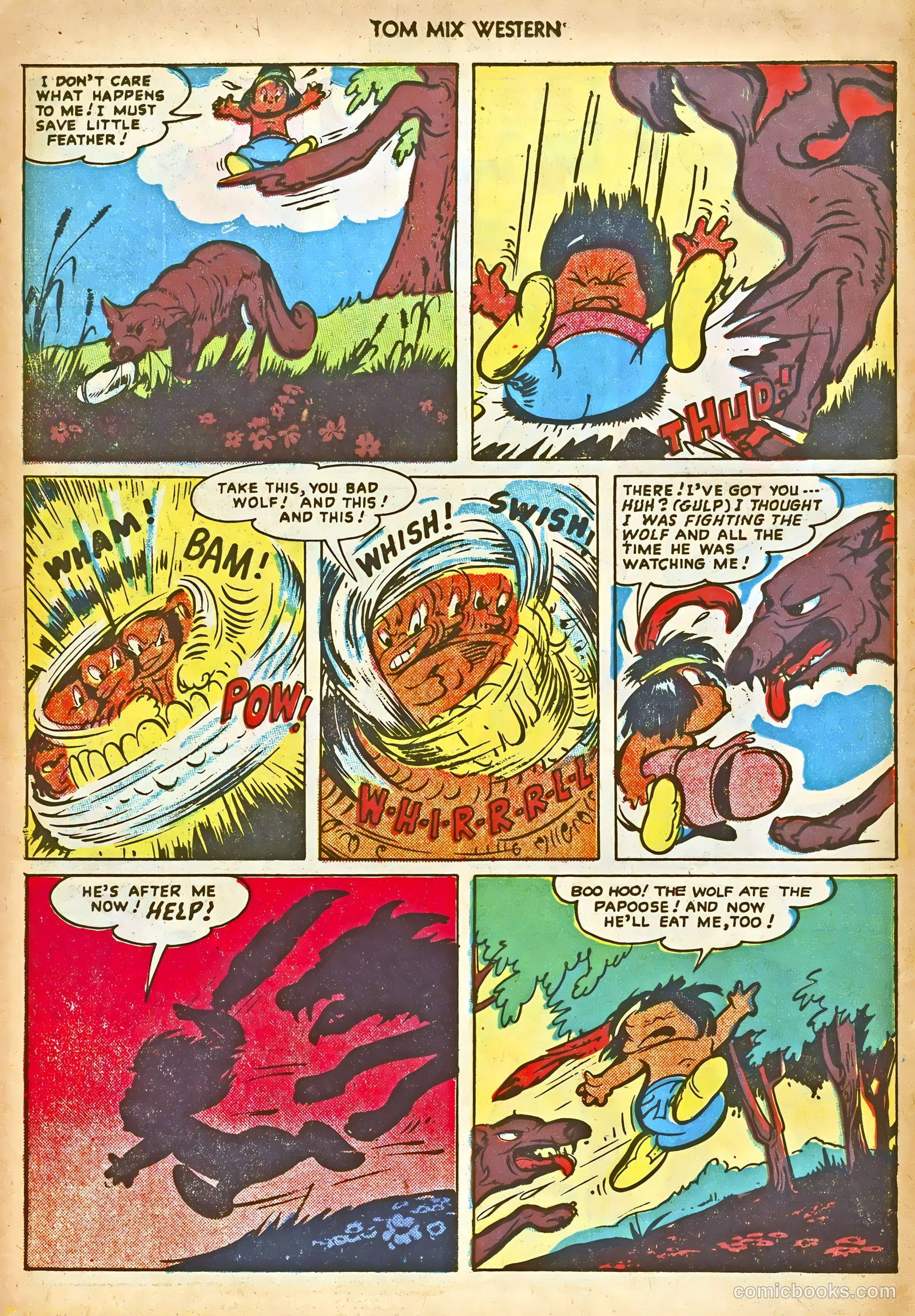 Tom Mix Western #17 (1949) — page 18 of 52