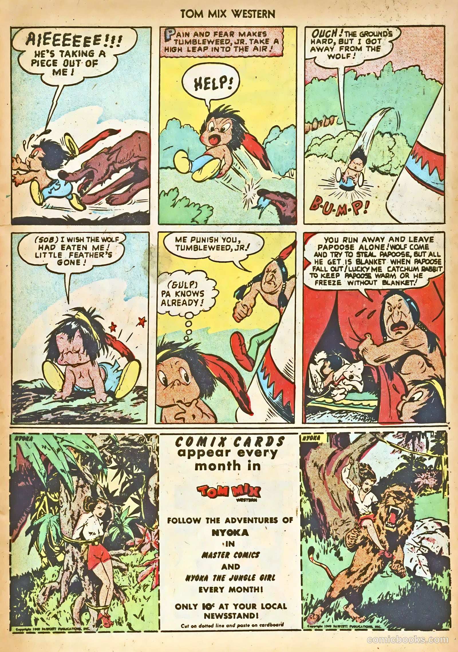 Tom Mix Western #17 (1949) — page 19 of 52