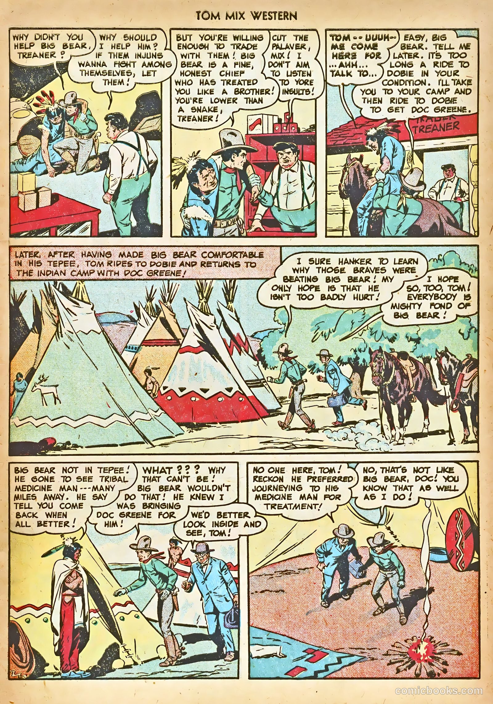Tom Mix Western #17 (1949) — page 21 of 52