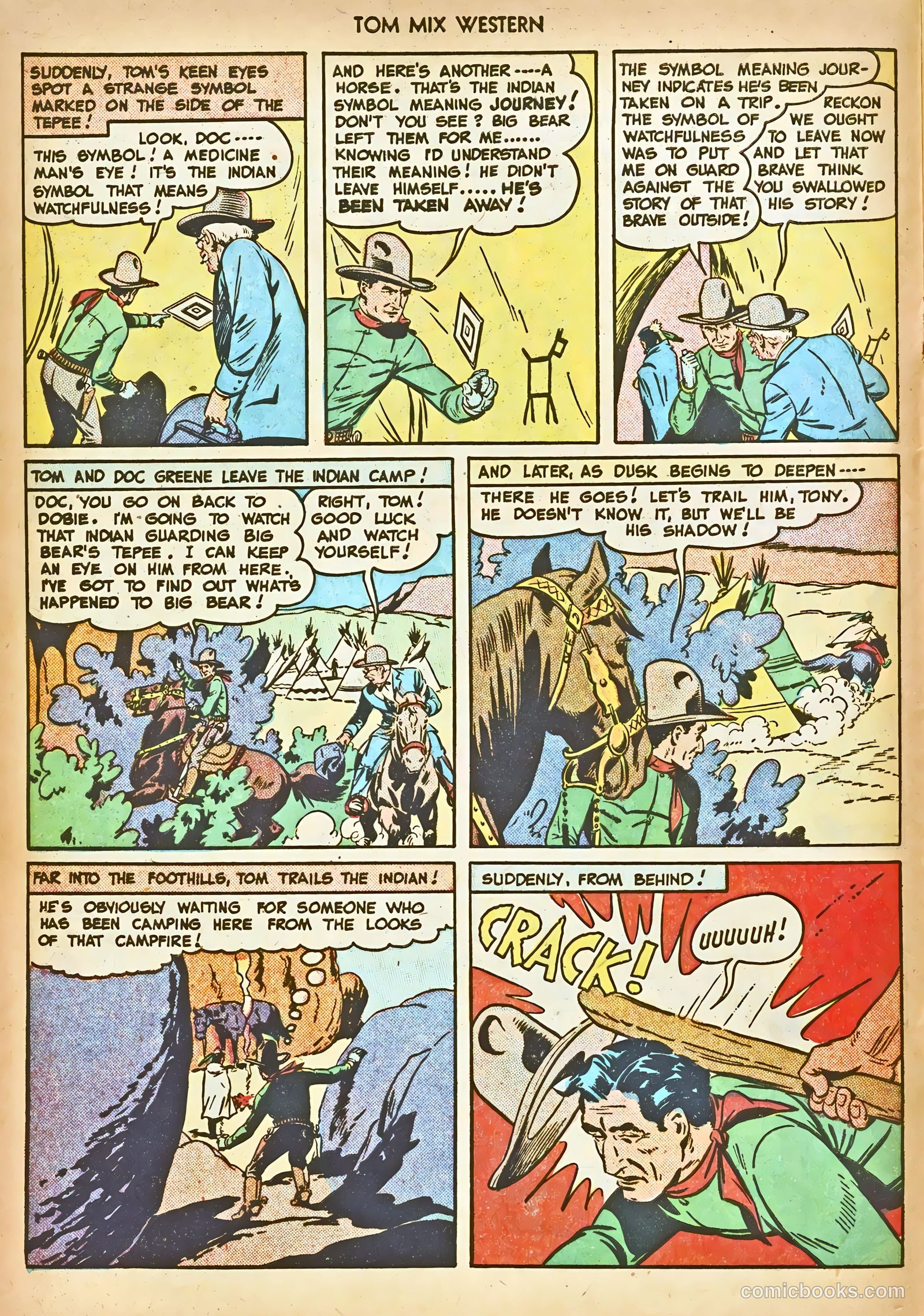 Tom Mix Western #17 (1949) — page 22 of 52