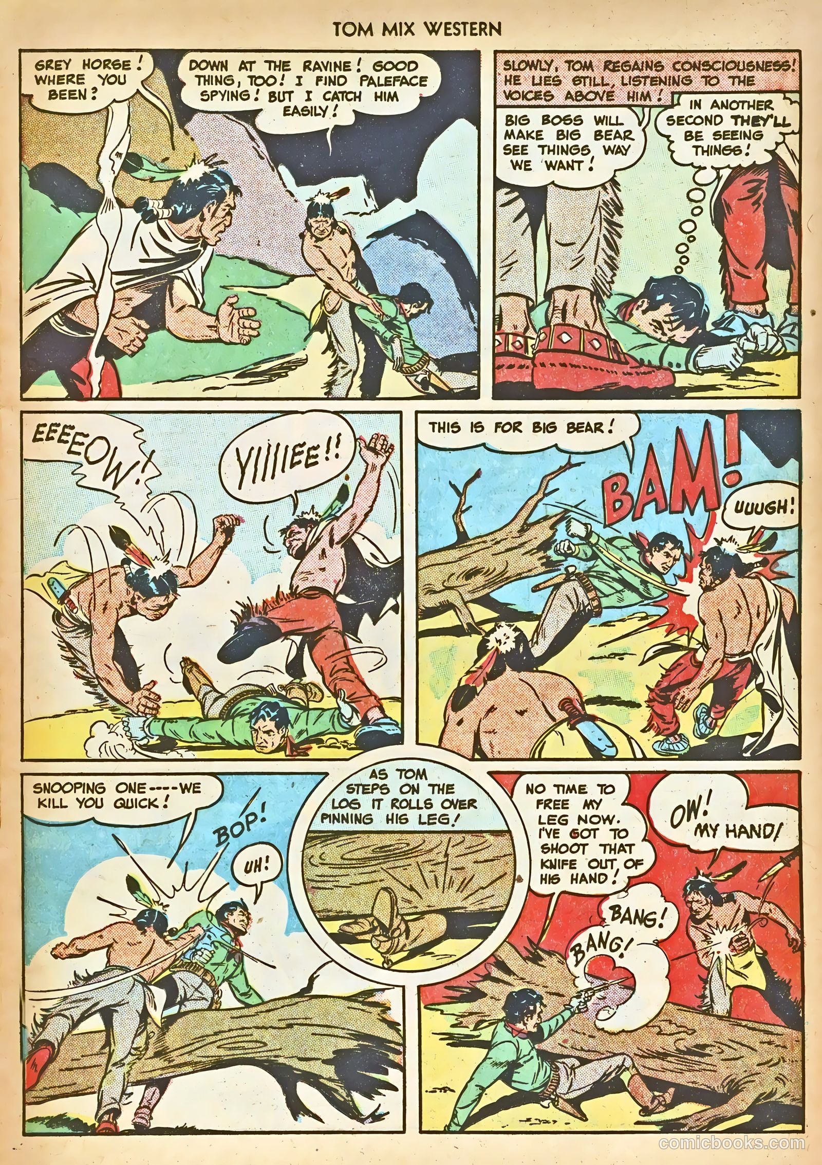 Tom Mix Western #17 (1949) — page 23 of 52