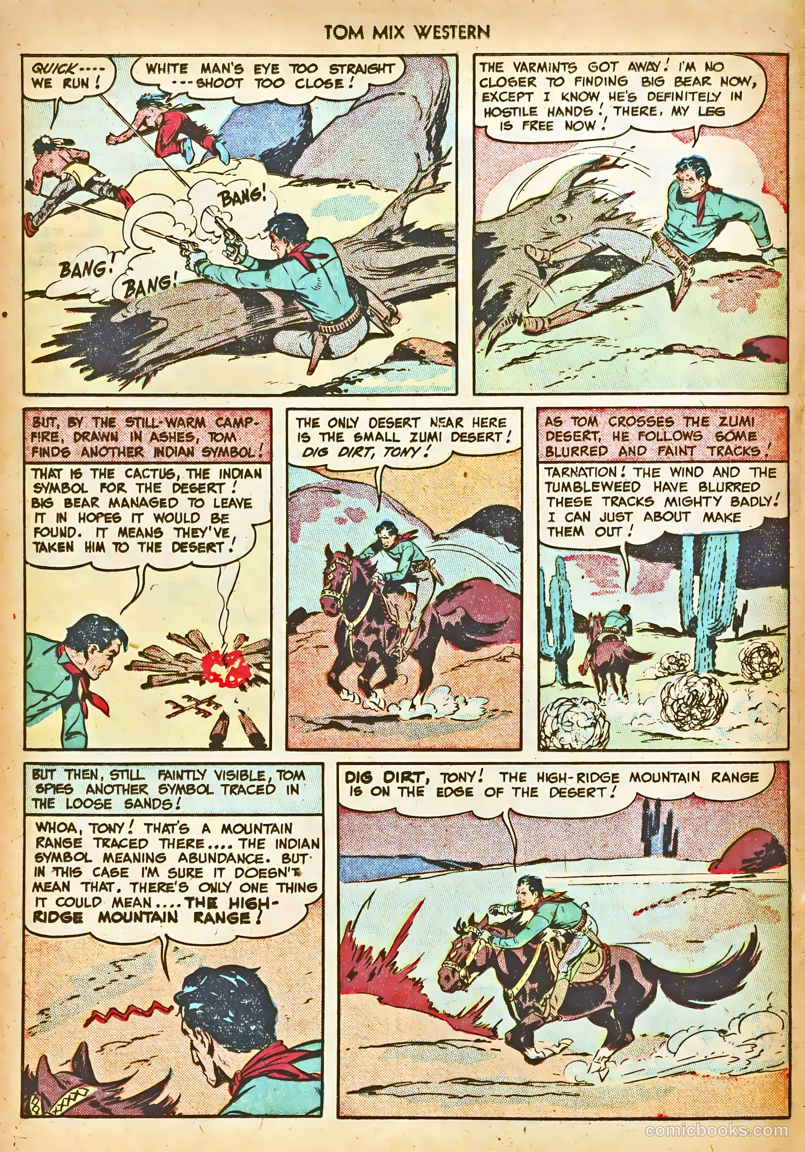 Tom Mix Western #17 (1949) — page 24 of 52