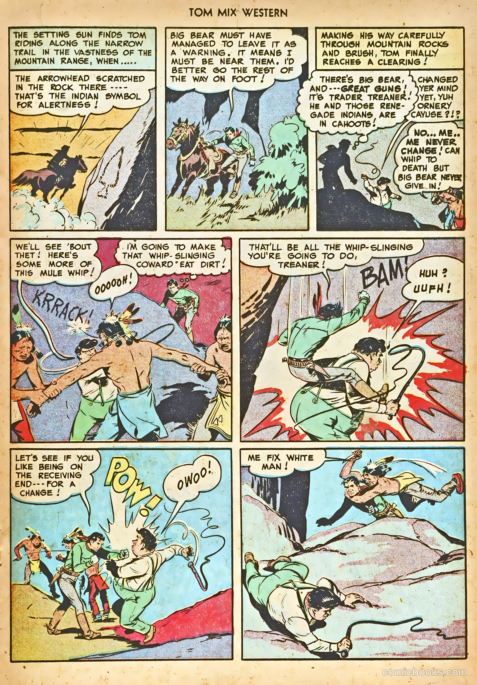 Tom Mix Western #17 (1949) — page 25 of 52