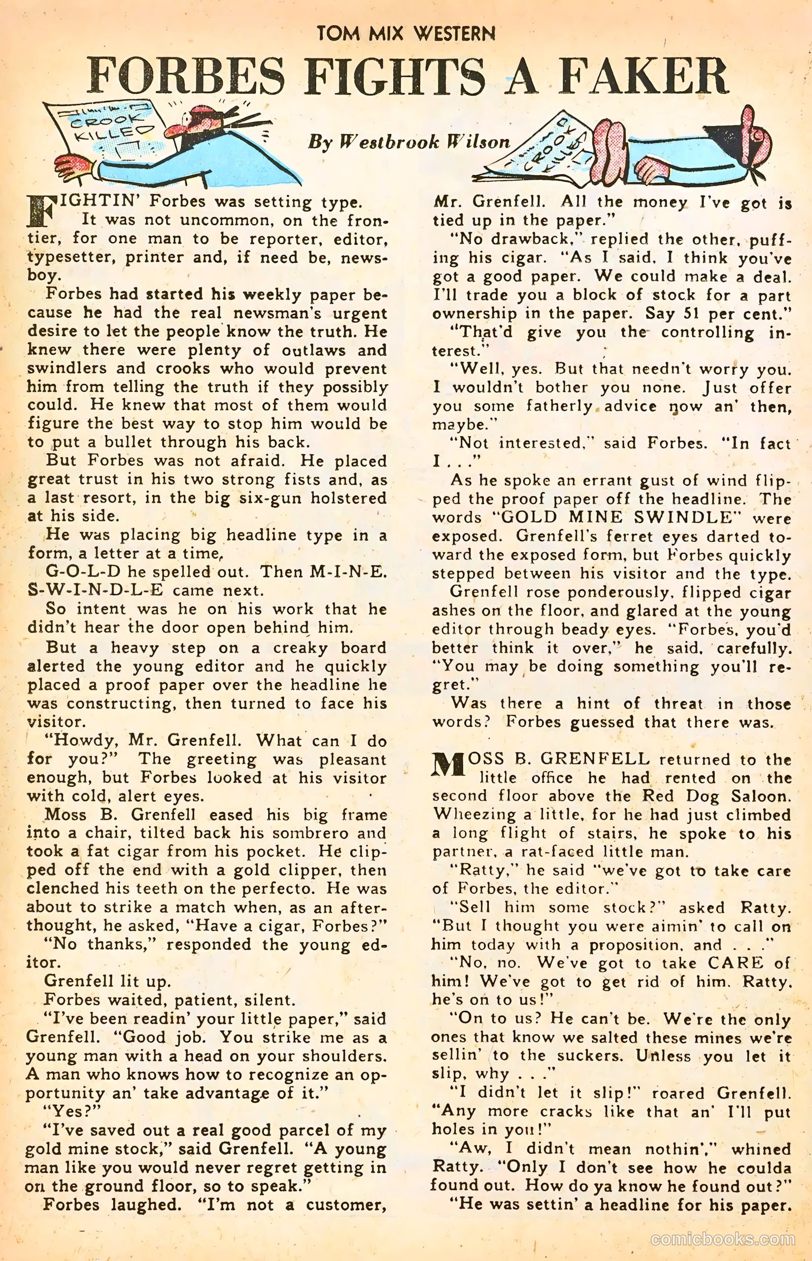 Tom Mix Western #17 (1949) — page 28 of 52