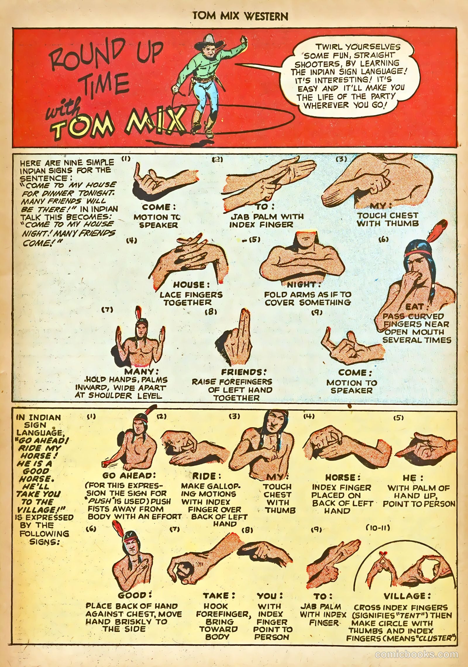 Tom Mix Western #17 (1949) — page 30 of 52