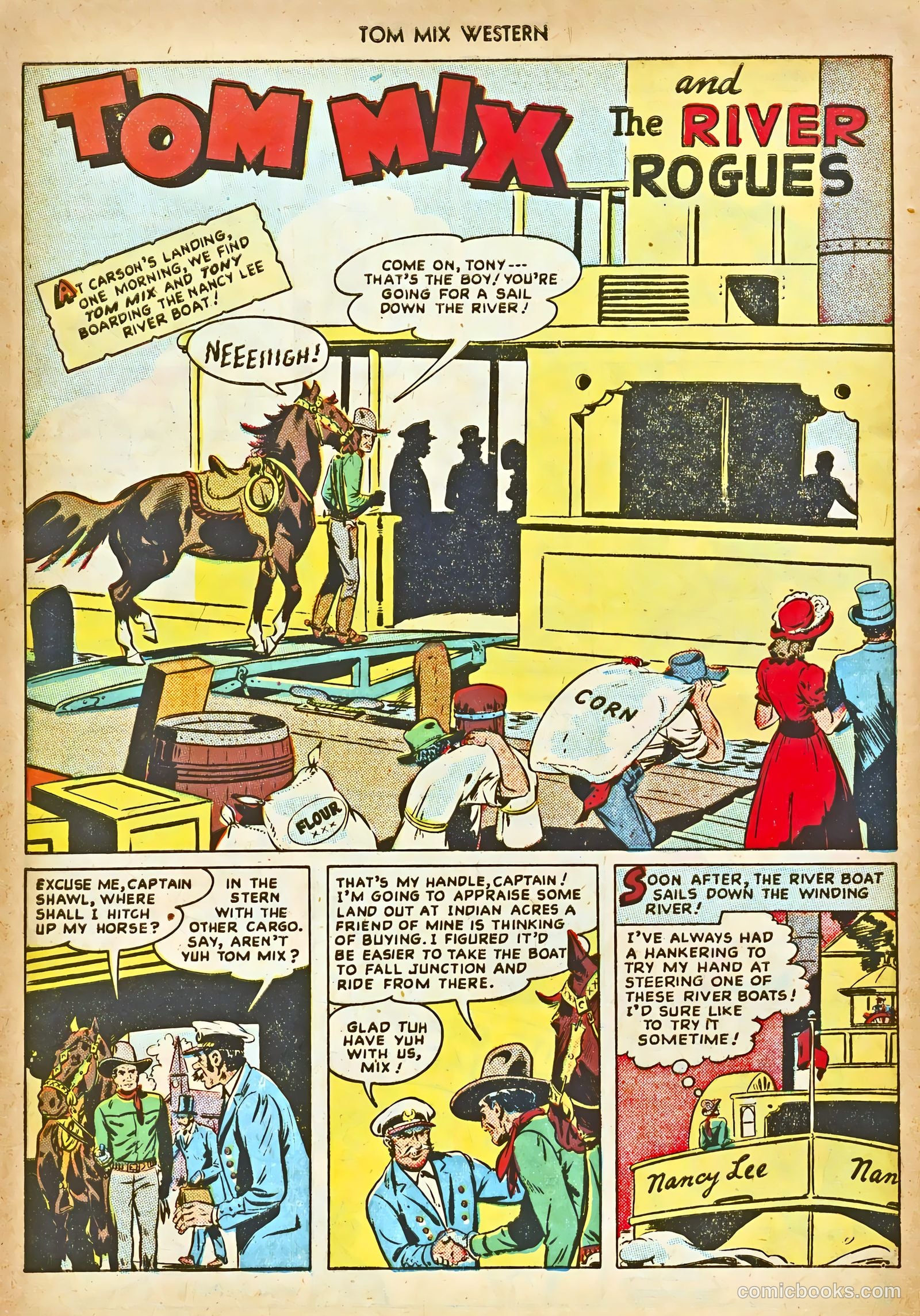 Tom Mix Western #17 (1949) — page 32 of 52