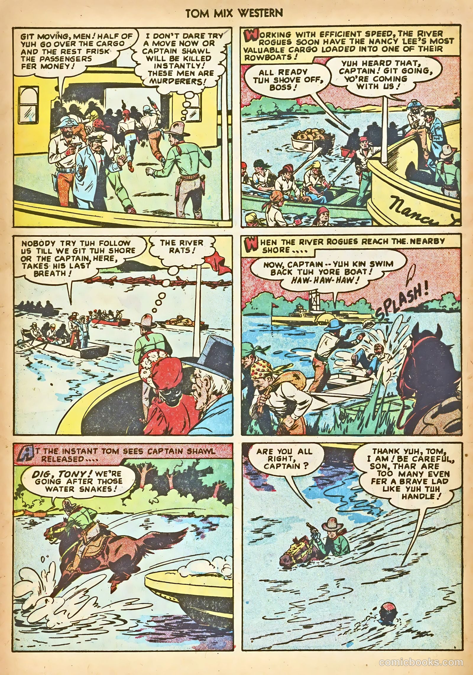Tom Mix Western #17 (1949) — page 34 of 52