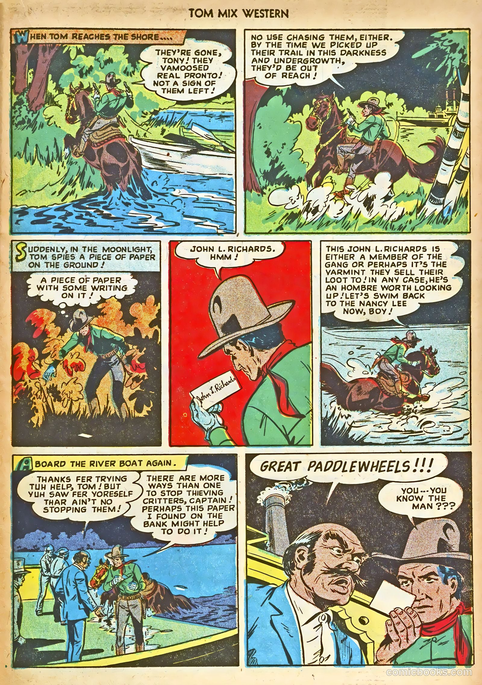 Tom Mix Western #17 (1949) — page 35 of 52
