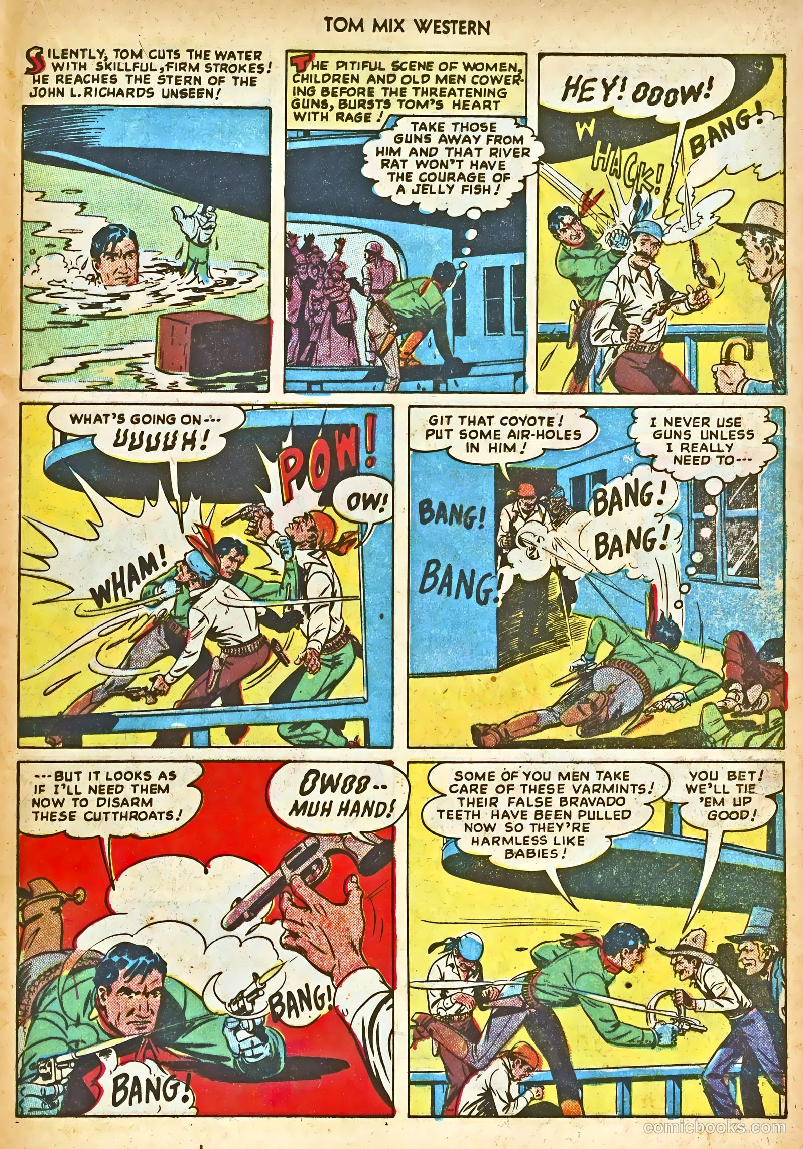 Tom Mix Western #17 (1949) — page 37 of 52