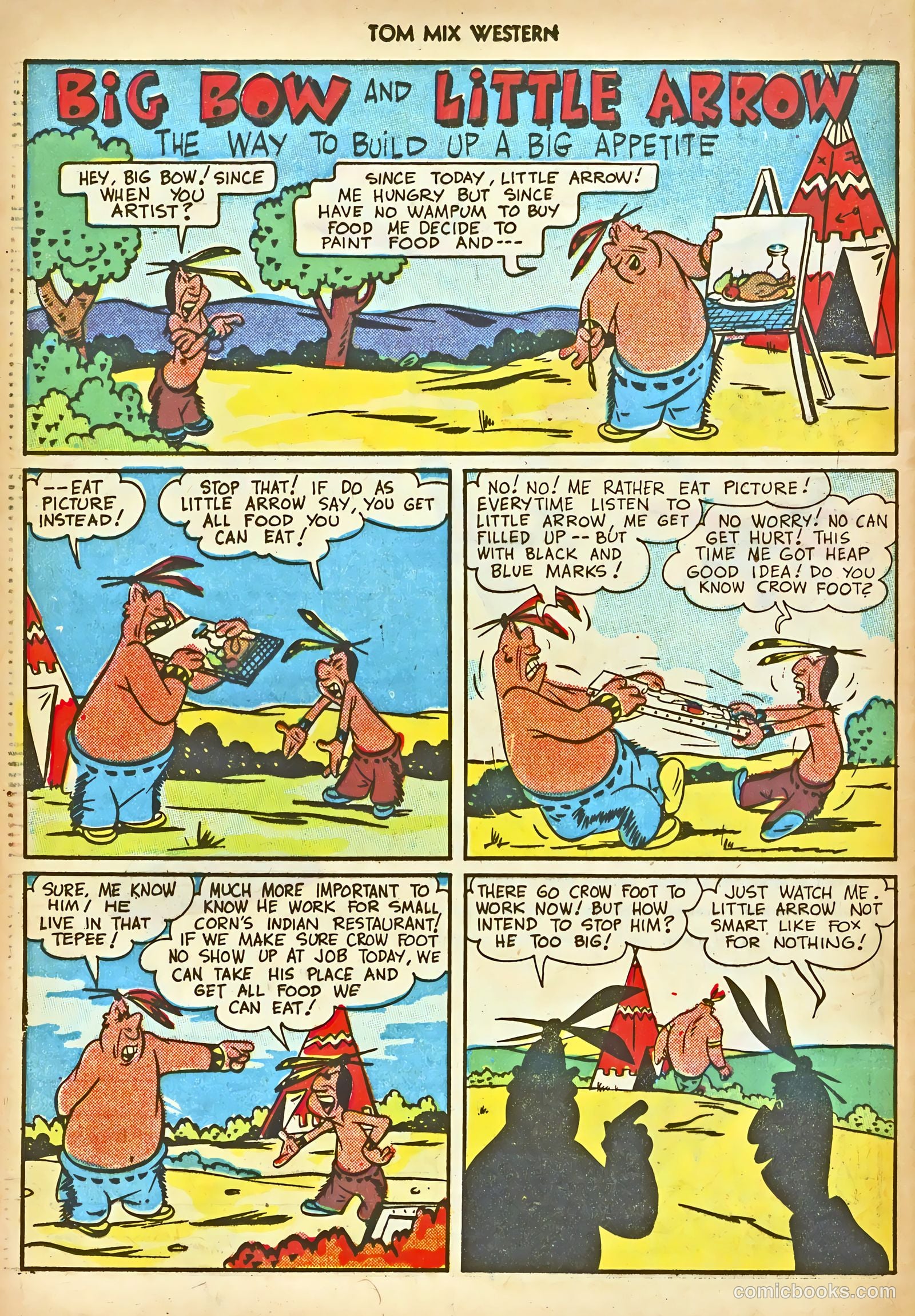 Tom Mix Western #17 (1949) — page 40 of 52