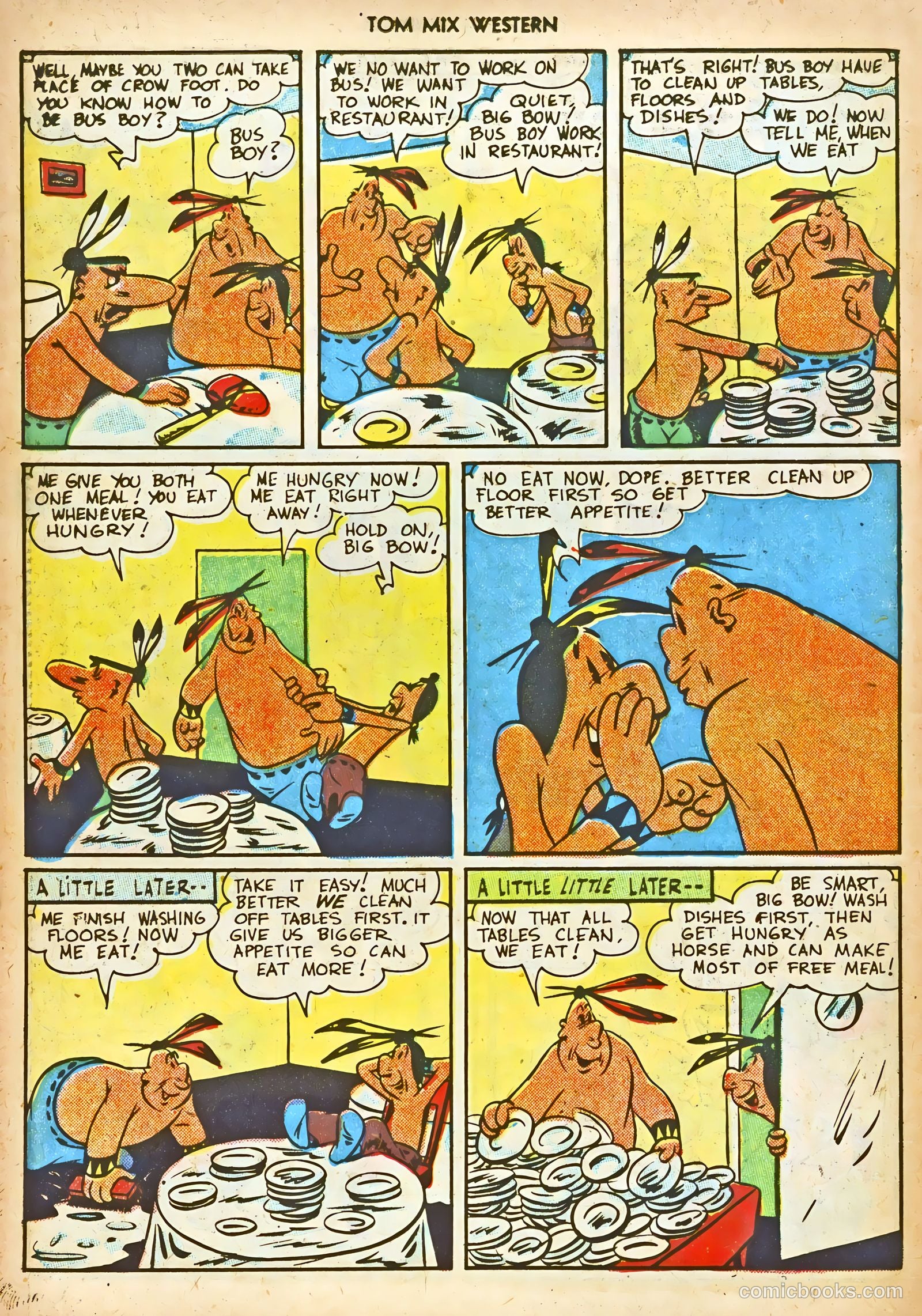 Tom Mix Western #17 (1949) — page 42 of 52