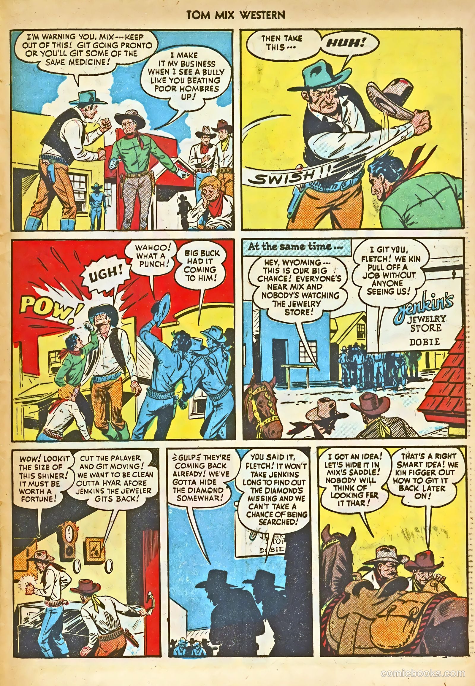 Tom Mix Western #17 (1949) — page 45 of 52