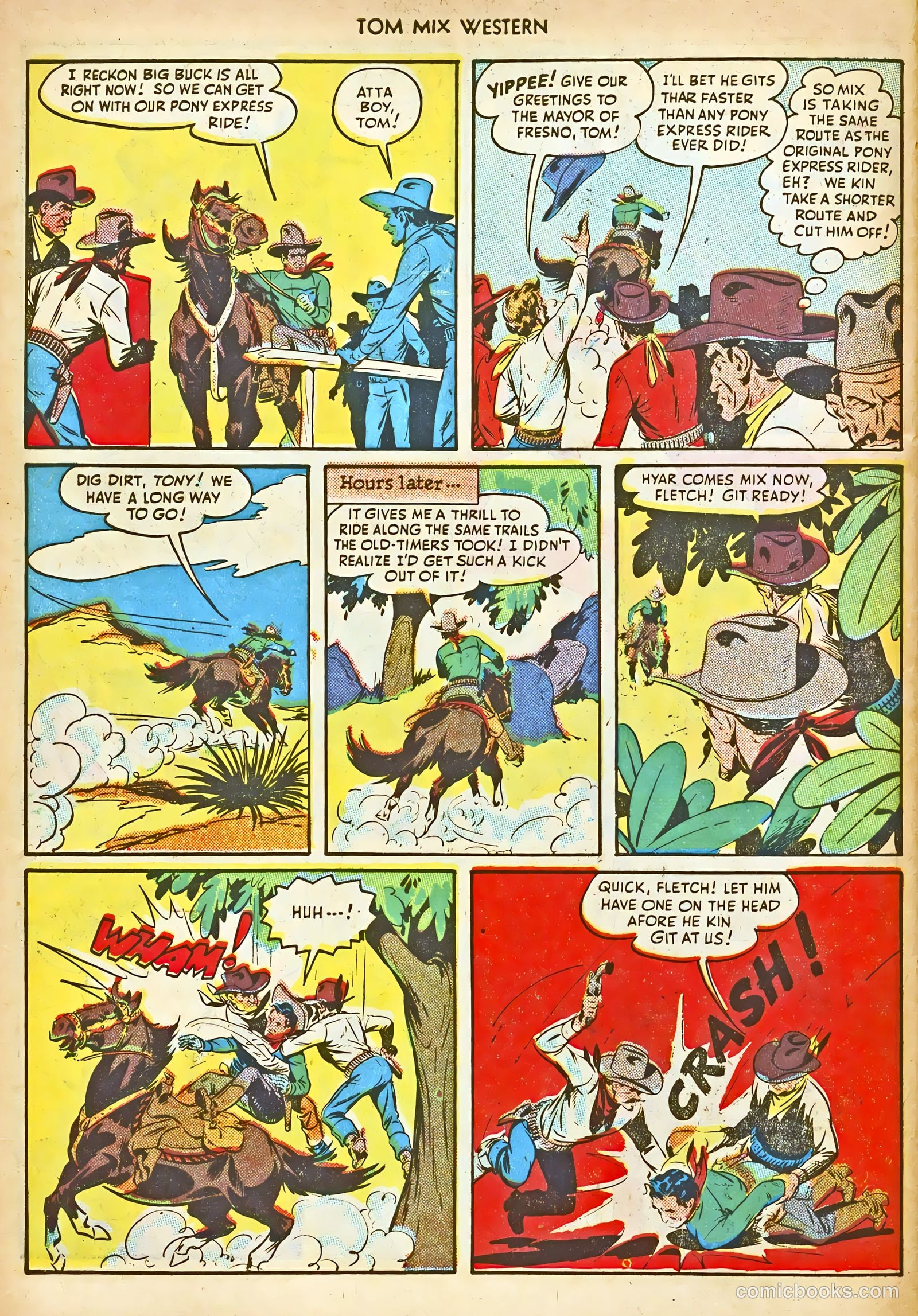 Tom Mix Western #17 (1949) — page 46 of 52