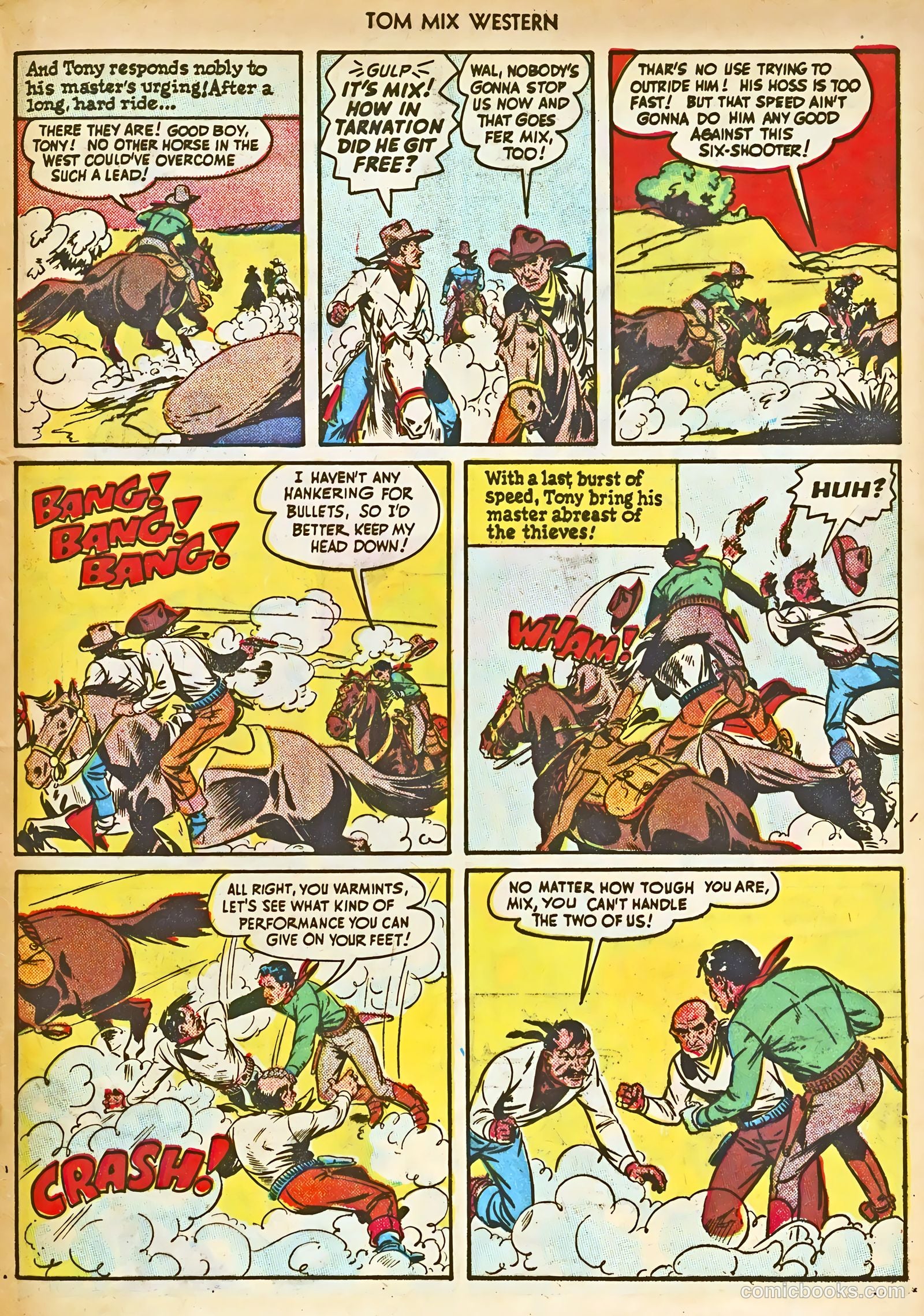 Tom Mix Western #17 (1949) — page 49 of 52