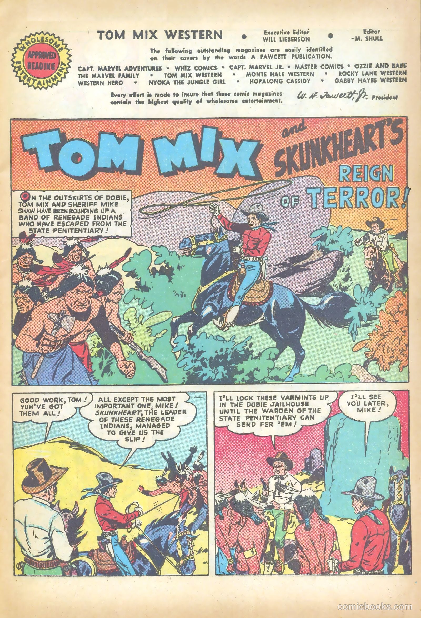 Tom Mix Western #18 (1949) — page 3 of 36