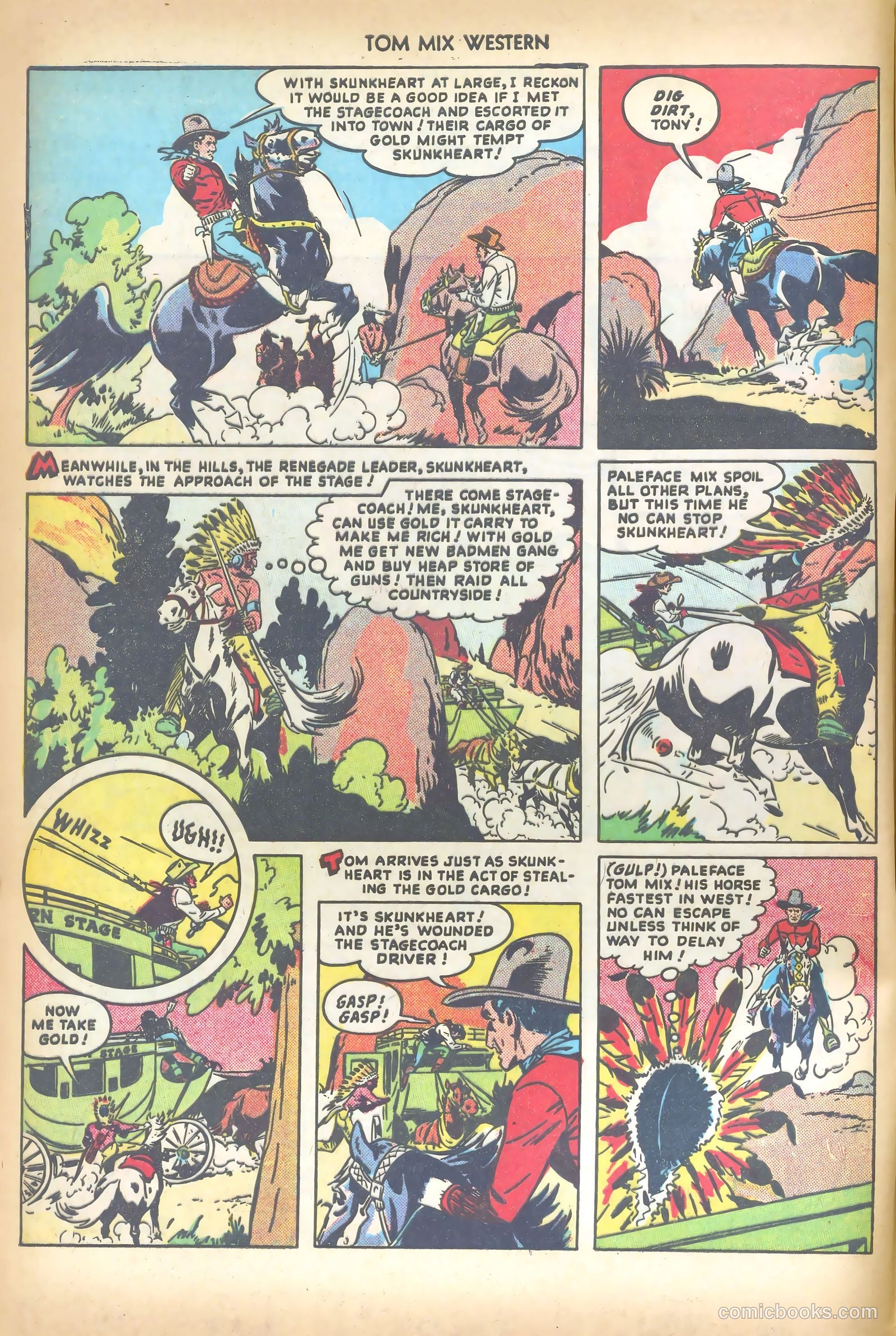 Tom Mix Western #18 (1949) — page 4 of 36
