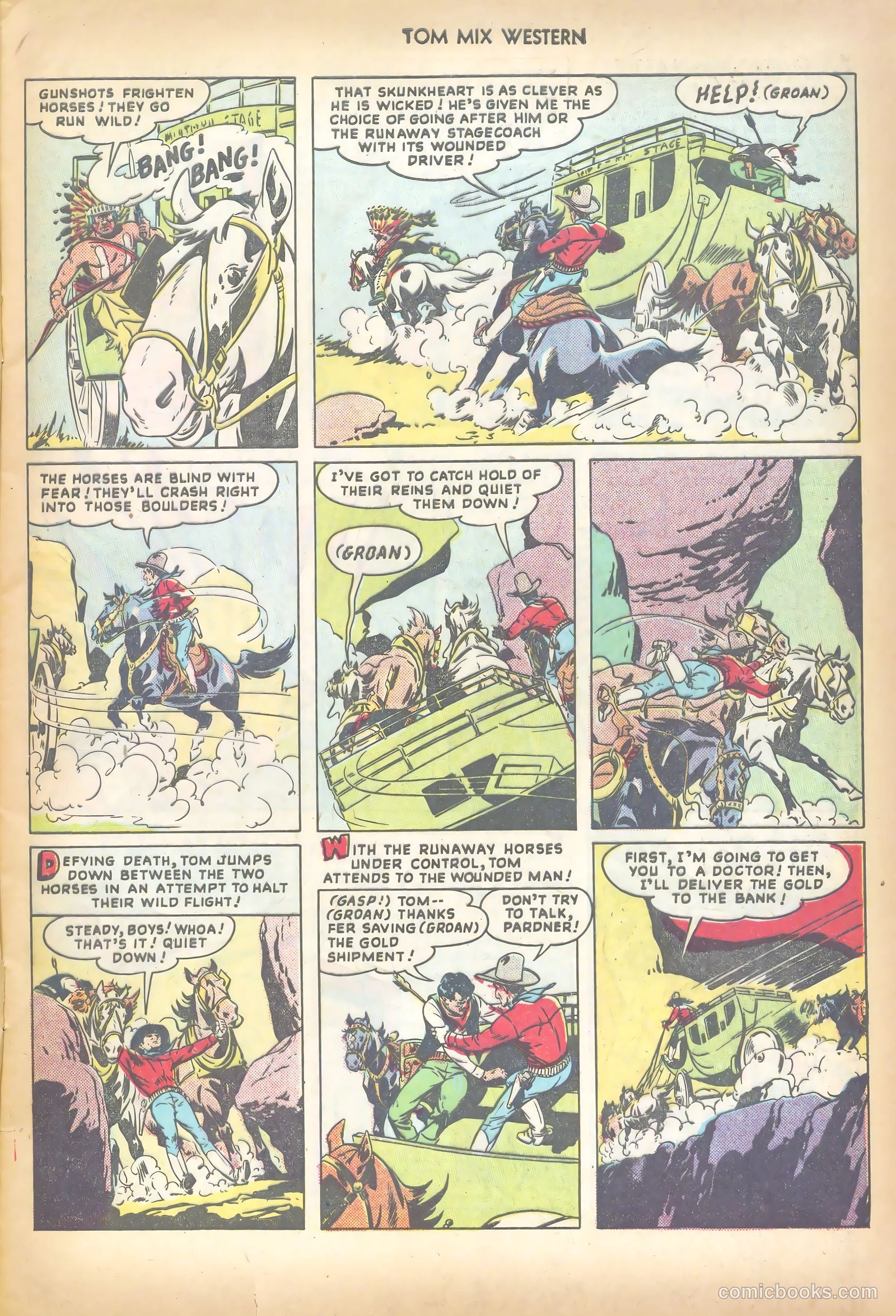 Tom Mix Western #18 (1949) — page 5 of 36