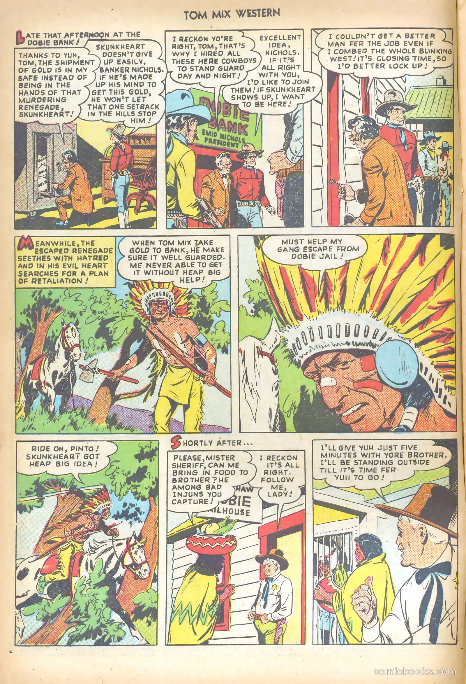 Tom Mix Western #18 (1949) — page 6 of 36