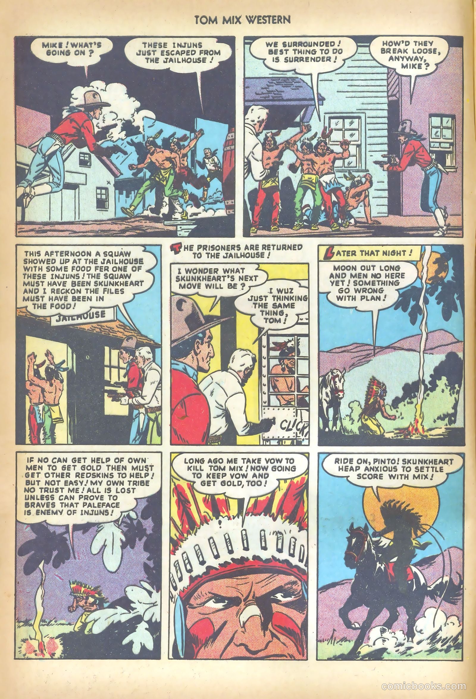 Tom Mix Western #18 (1949) — page 8 of 36