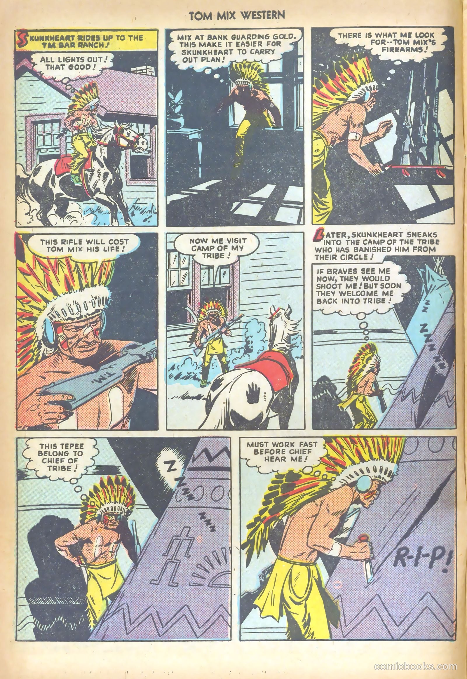 Tom Mix Western #18 (1949) — page 10 of 36