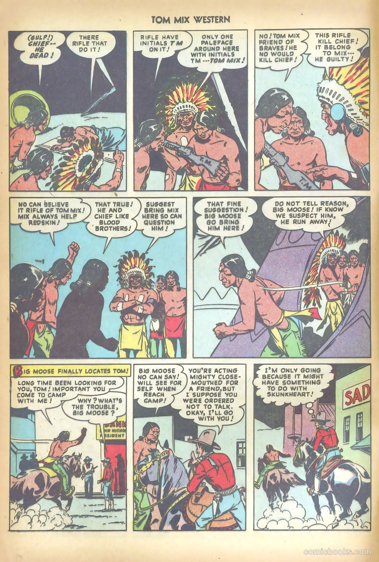 Tom Mix Western #18 (1949) — page 12 of 36