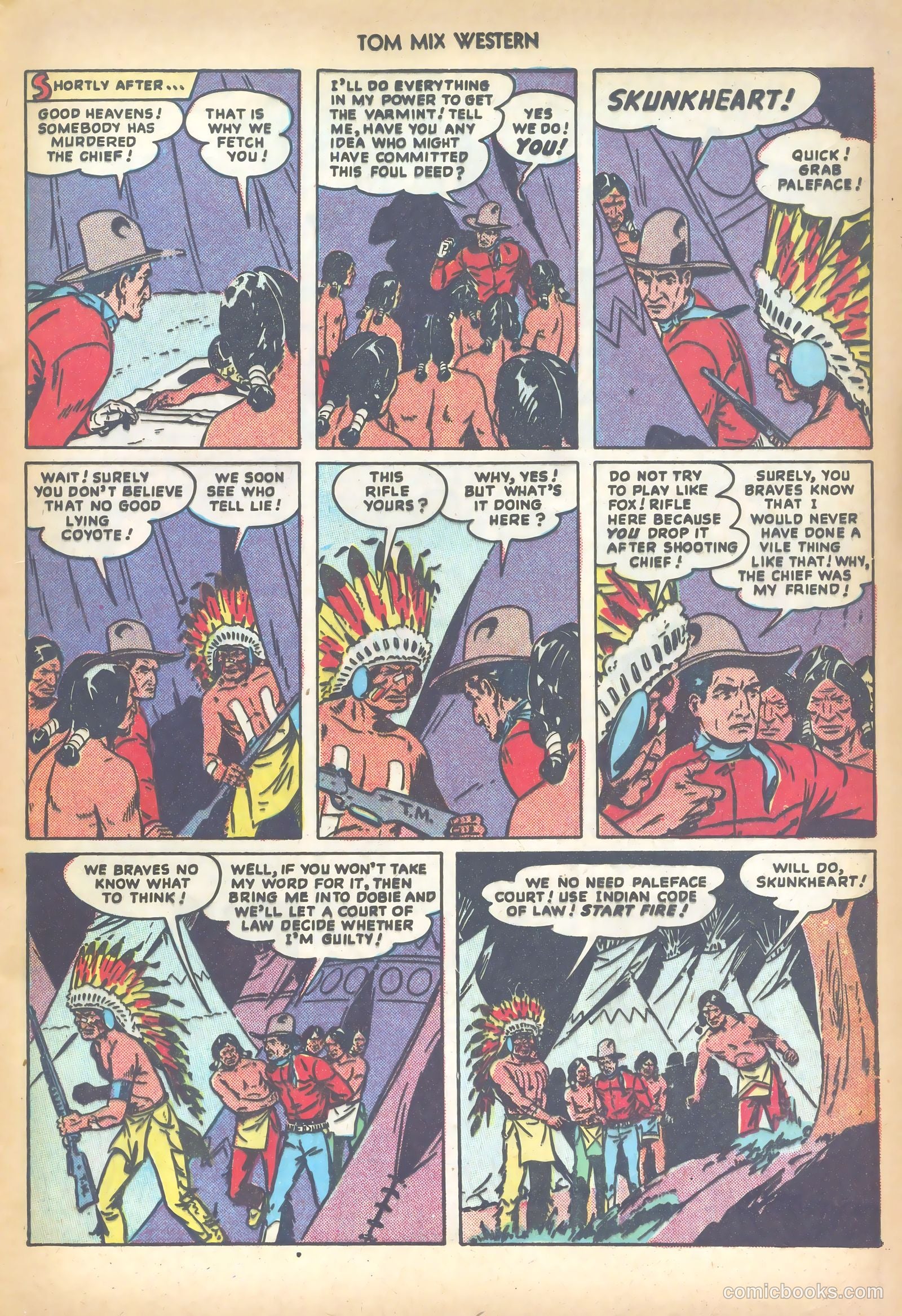 Tom Mix Western #18 (1949) — page 13 of 36