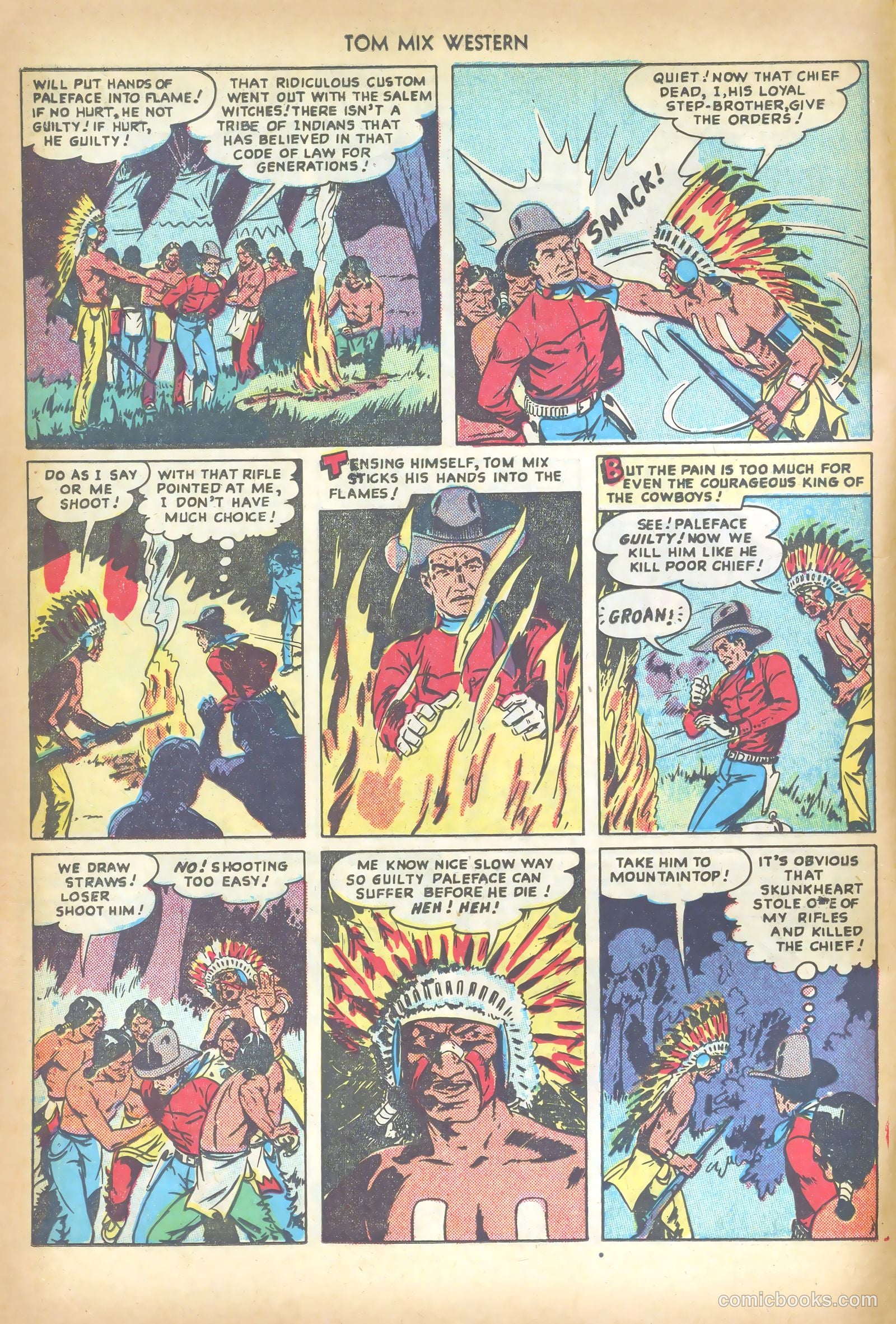 Tom Mix Western #18 (1949) — page 14 of 36