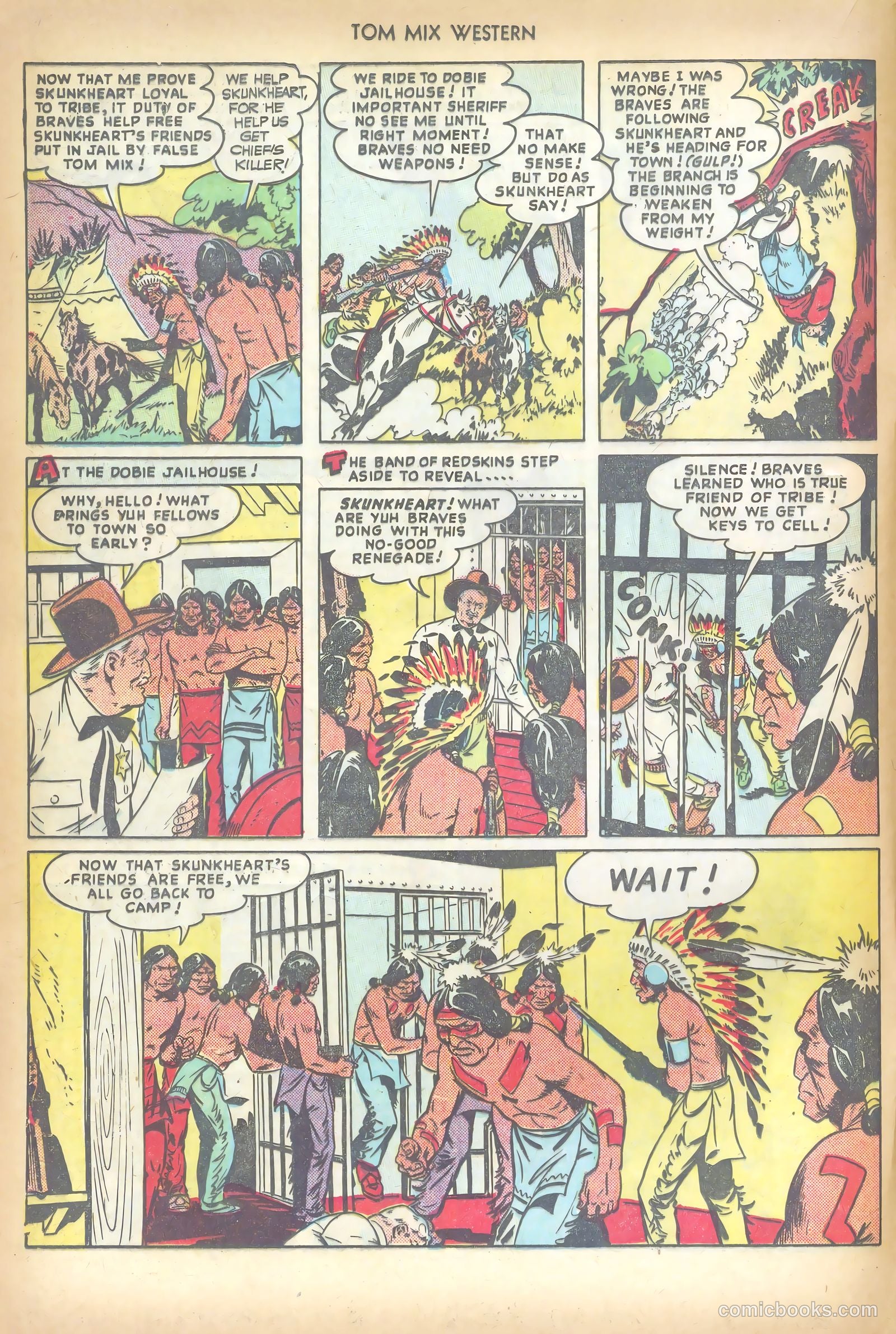 Tom Mix Western #18 (1949) — page 16 of 36