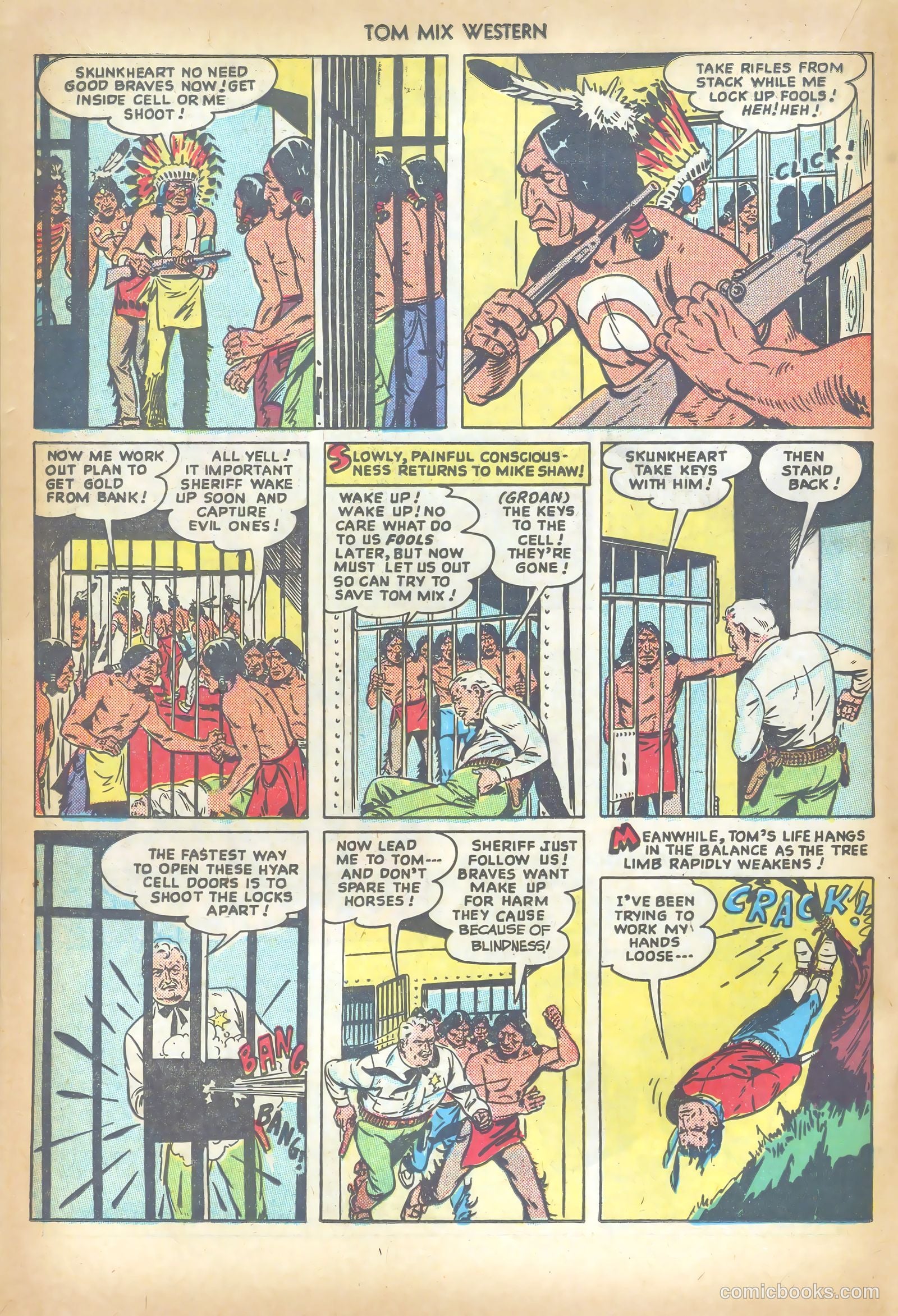 Tom Mix Western #18 (1949) — page 18 of 36