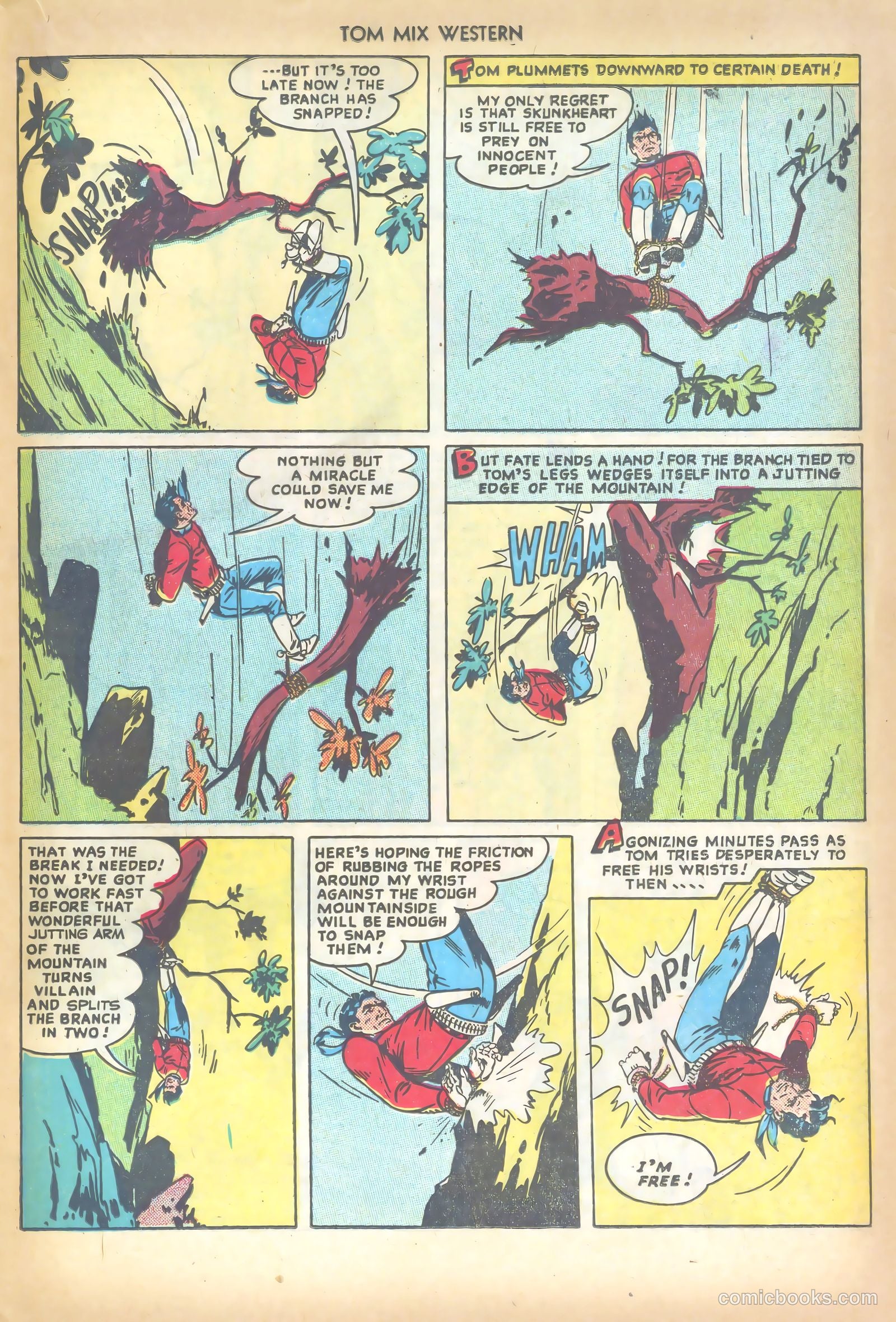 Tom Mix Western #18 (1949) — page 19 of 36