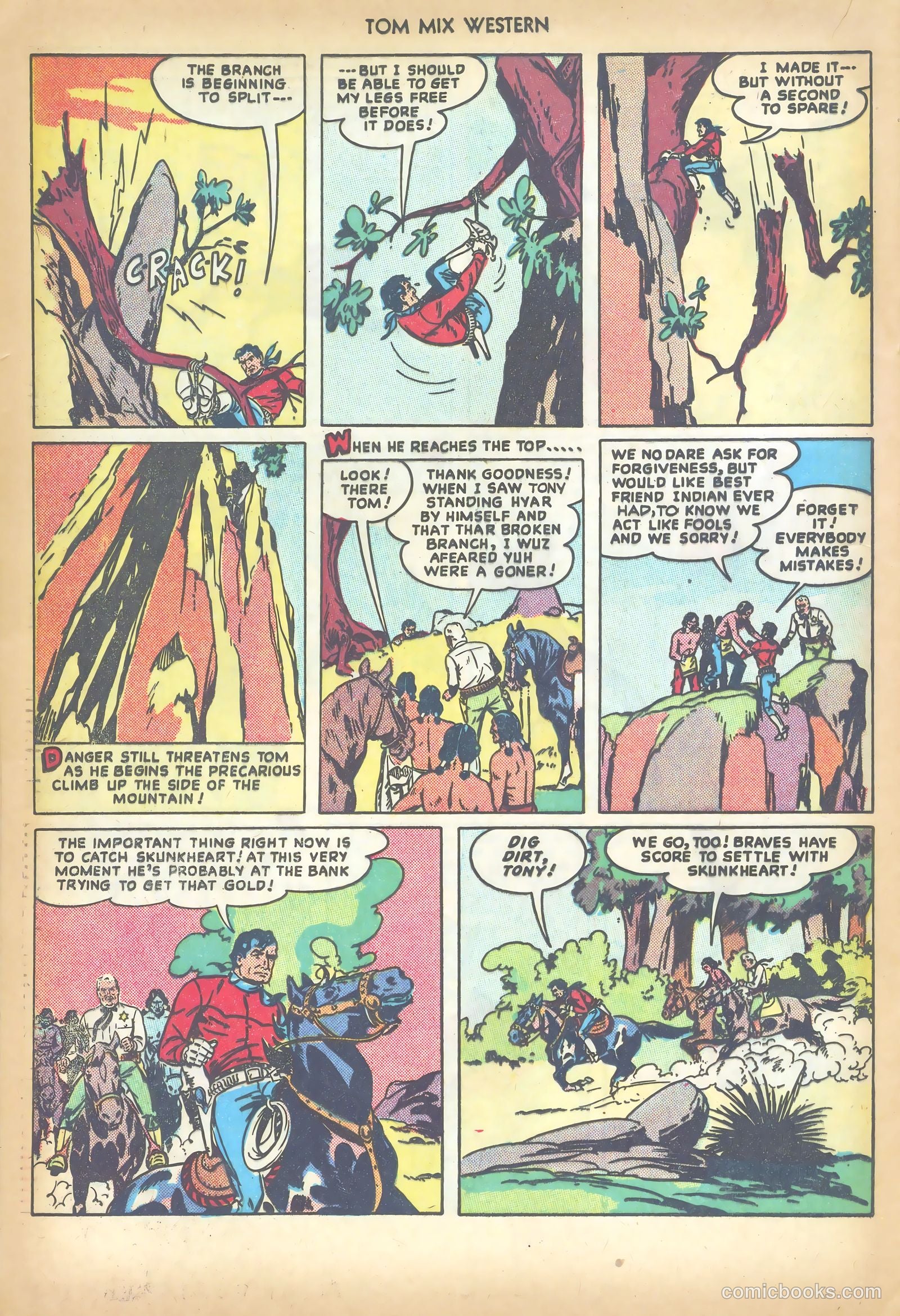 Tom Mix Western #18 (1949) — page 20 of 36