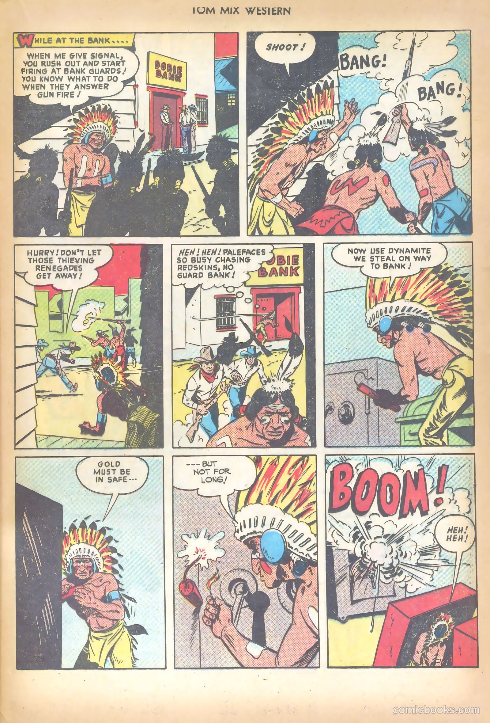Tom Mix Western #18 (1949) — page 21 of 36