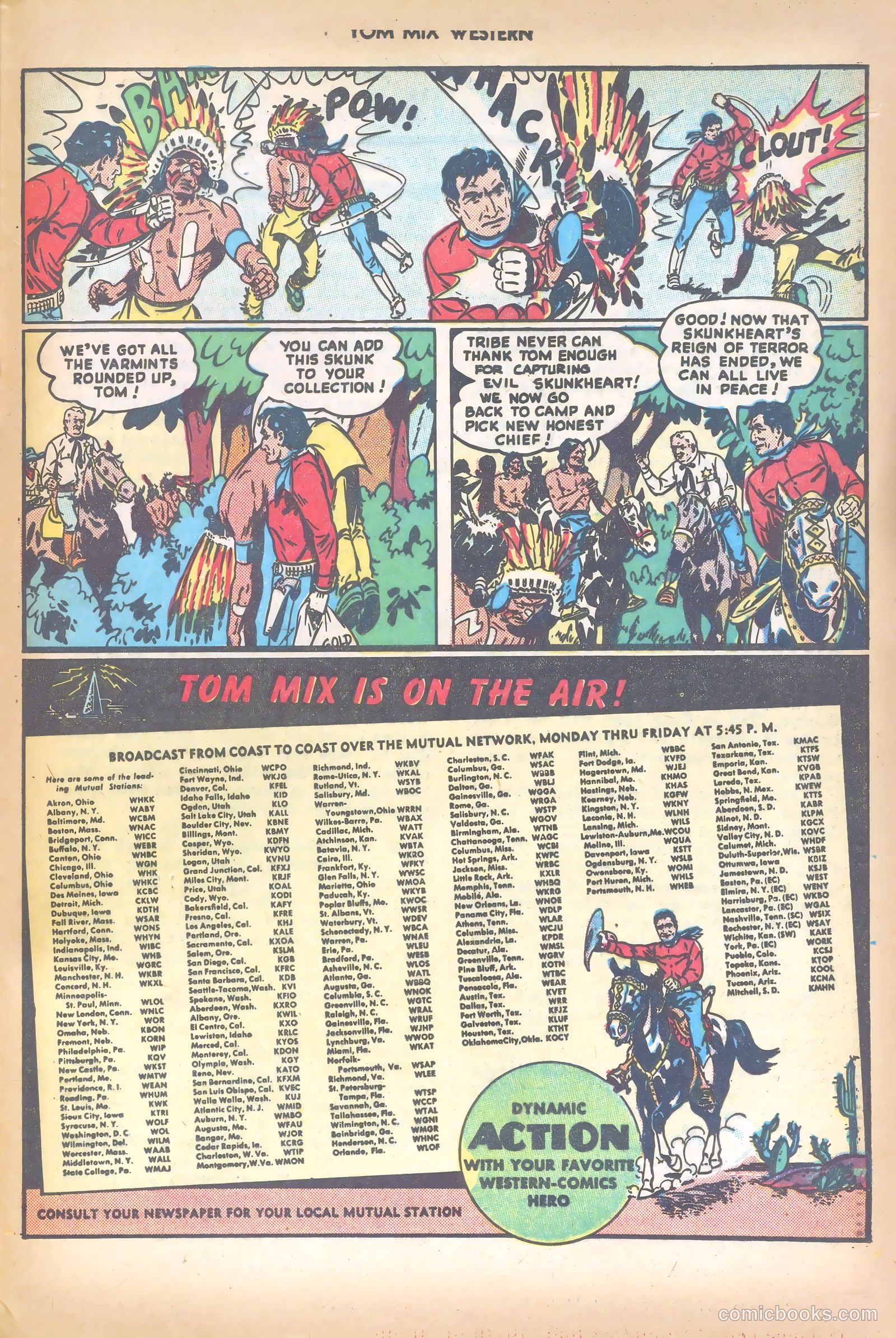 Tom Mix Western #18 (1949) — page 25 of 36