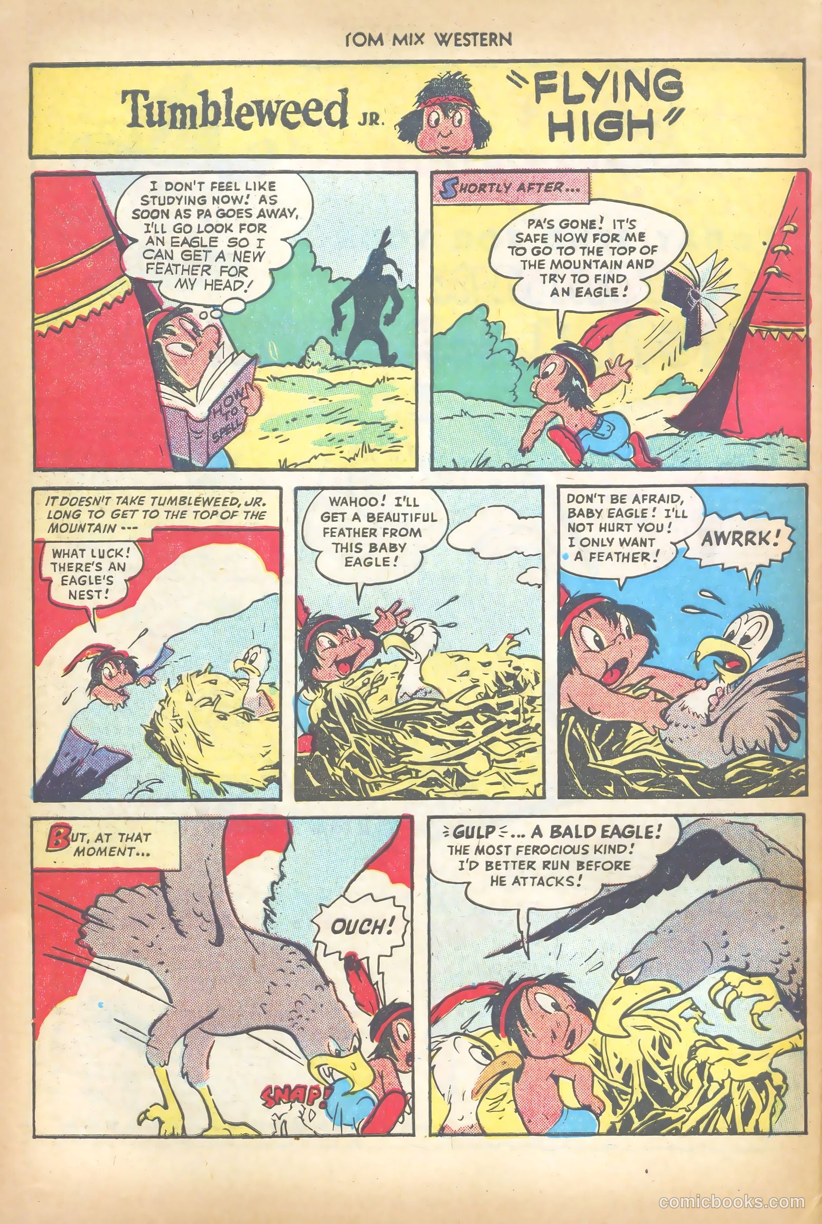 Tom Mix Western #18 (1949) — page 30 of 36