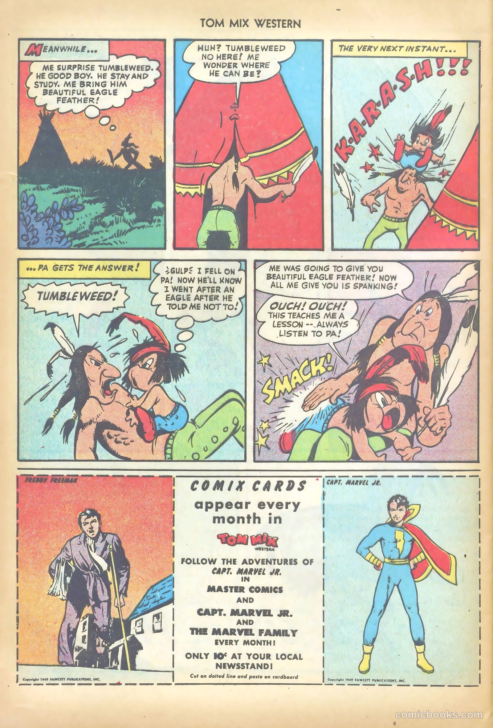 Tom Mix Western #18 (1949) — page 32 of 36