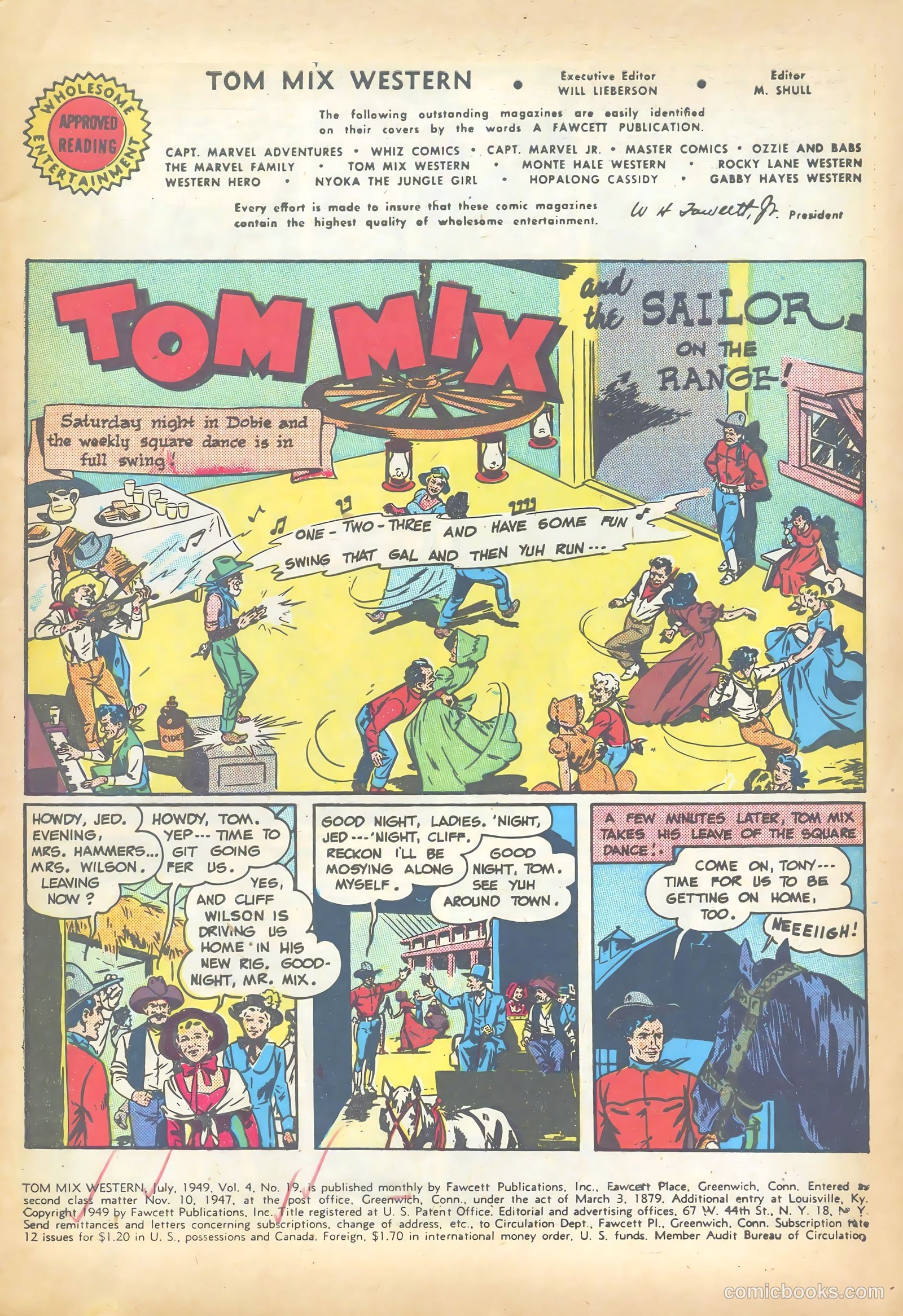 Tom Mix Western #19 (1949) — page 3 of 52