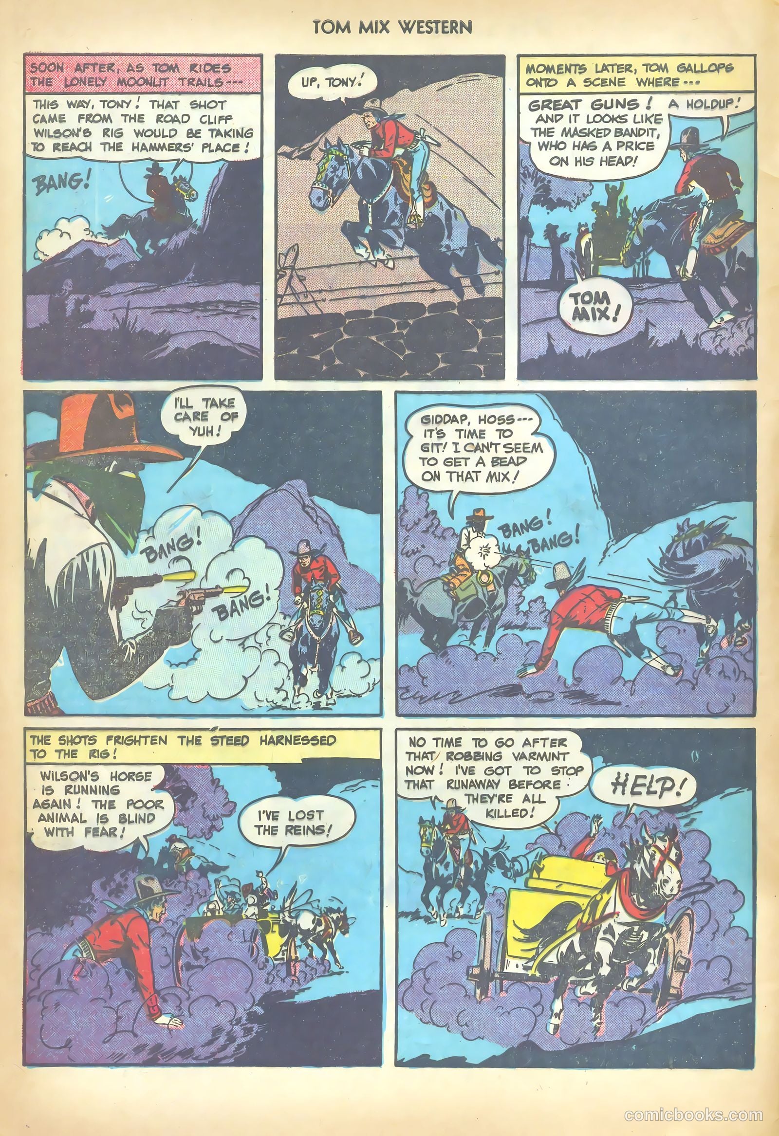 Tom Mix Western #19 (1949) — page 4 of 52