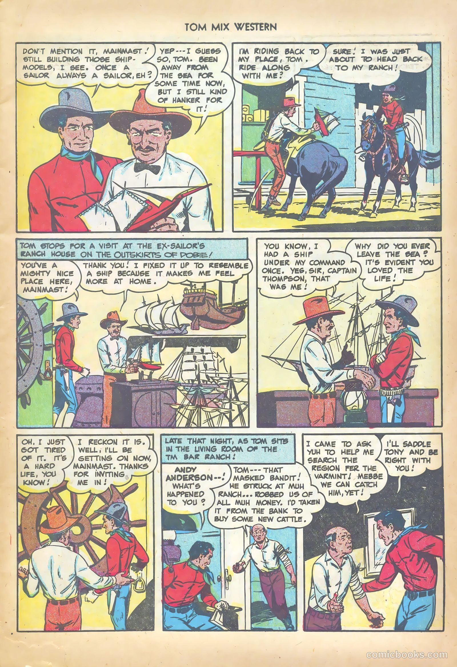 Tom Mix Western #19 (1949) — page 7 of 52