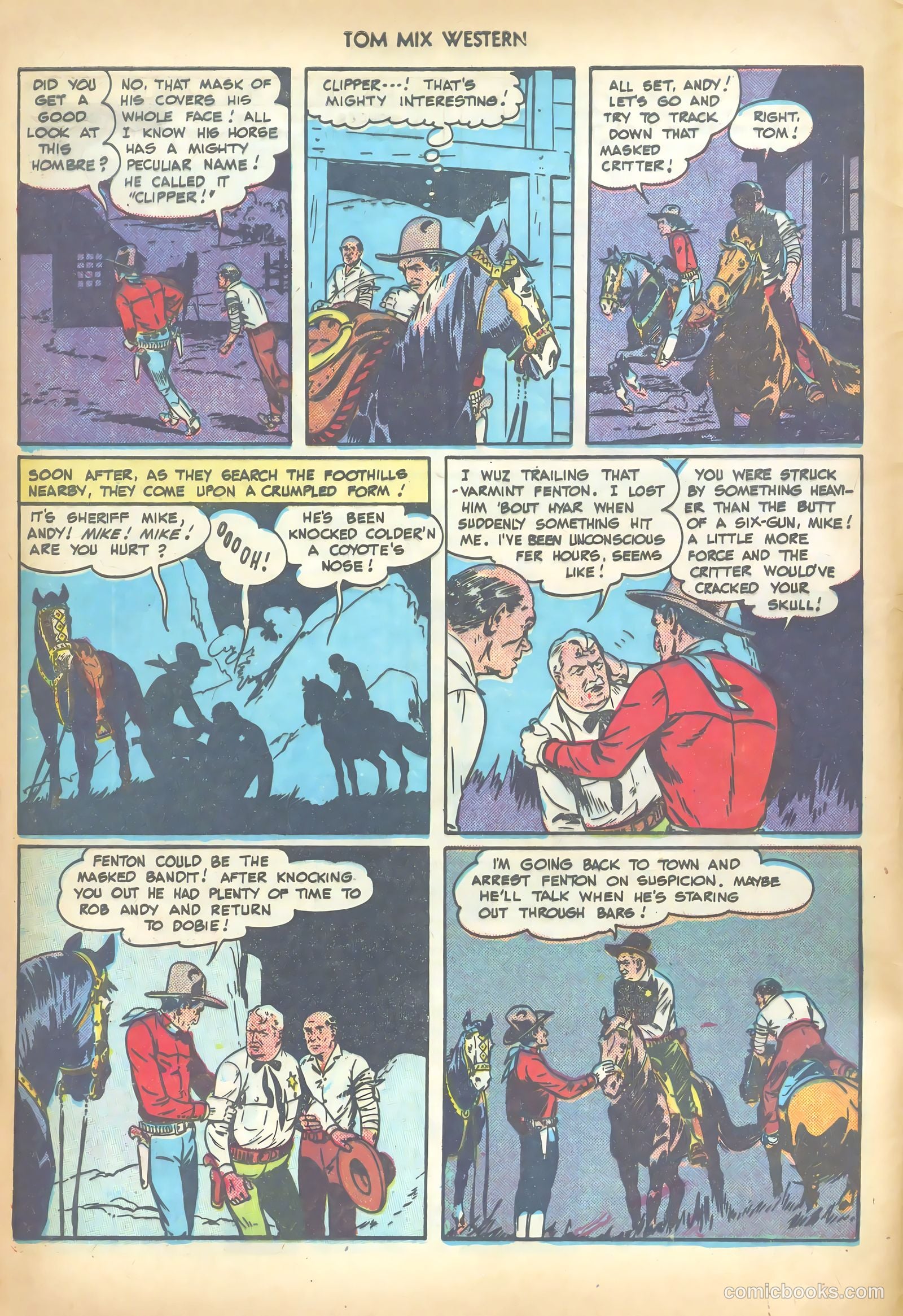 Tom Mix Western #19 (1949) — page 8 of 52