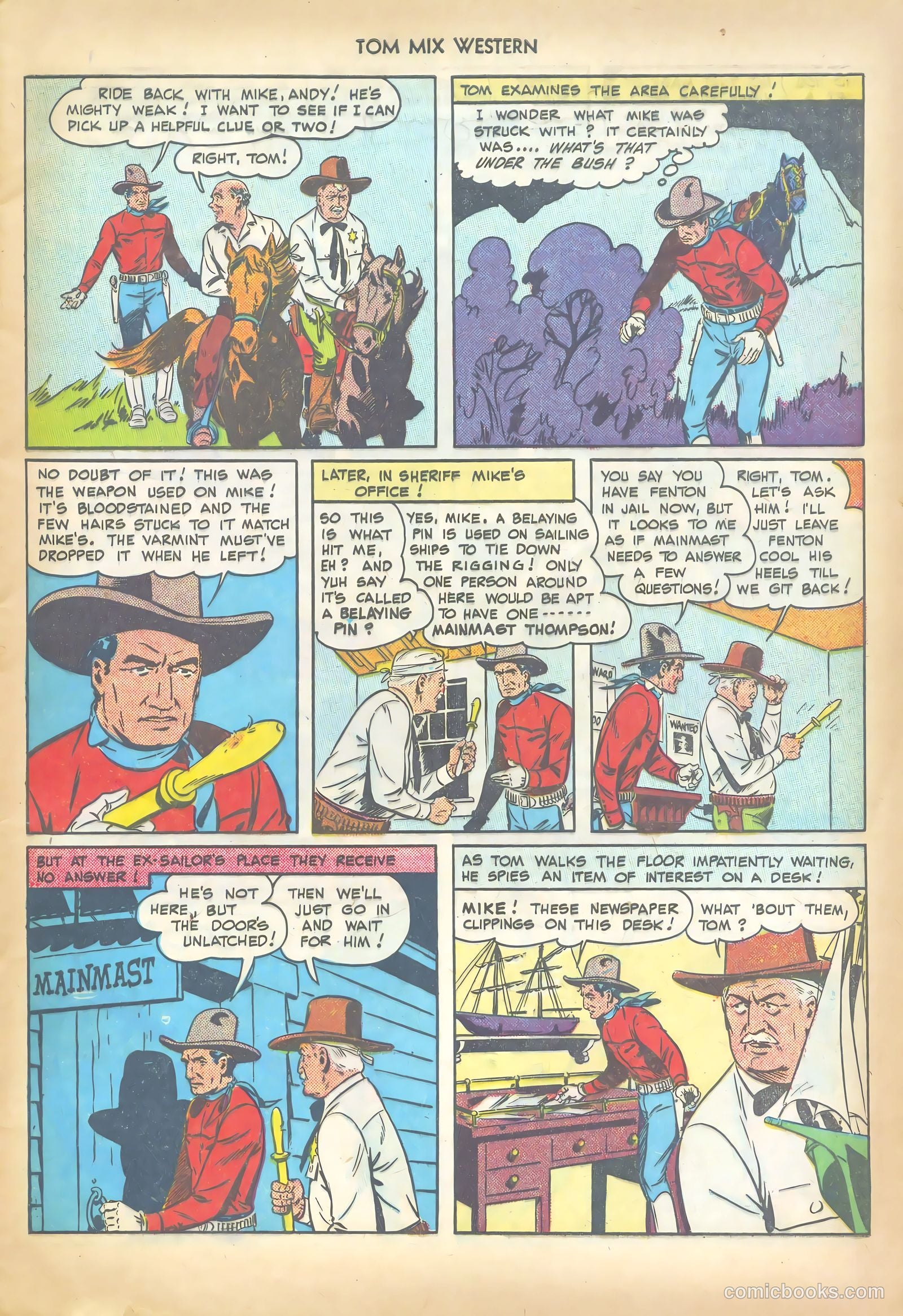 Tom Mix Western #19 (1949) — page 9 of 52