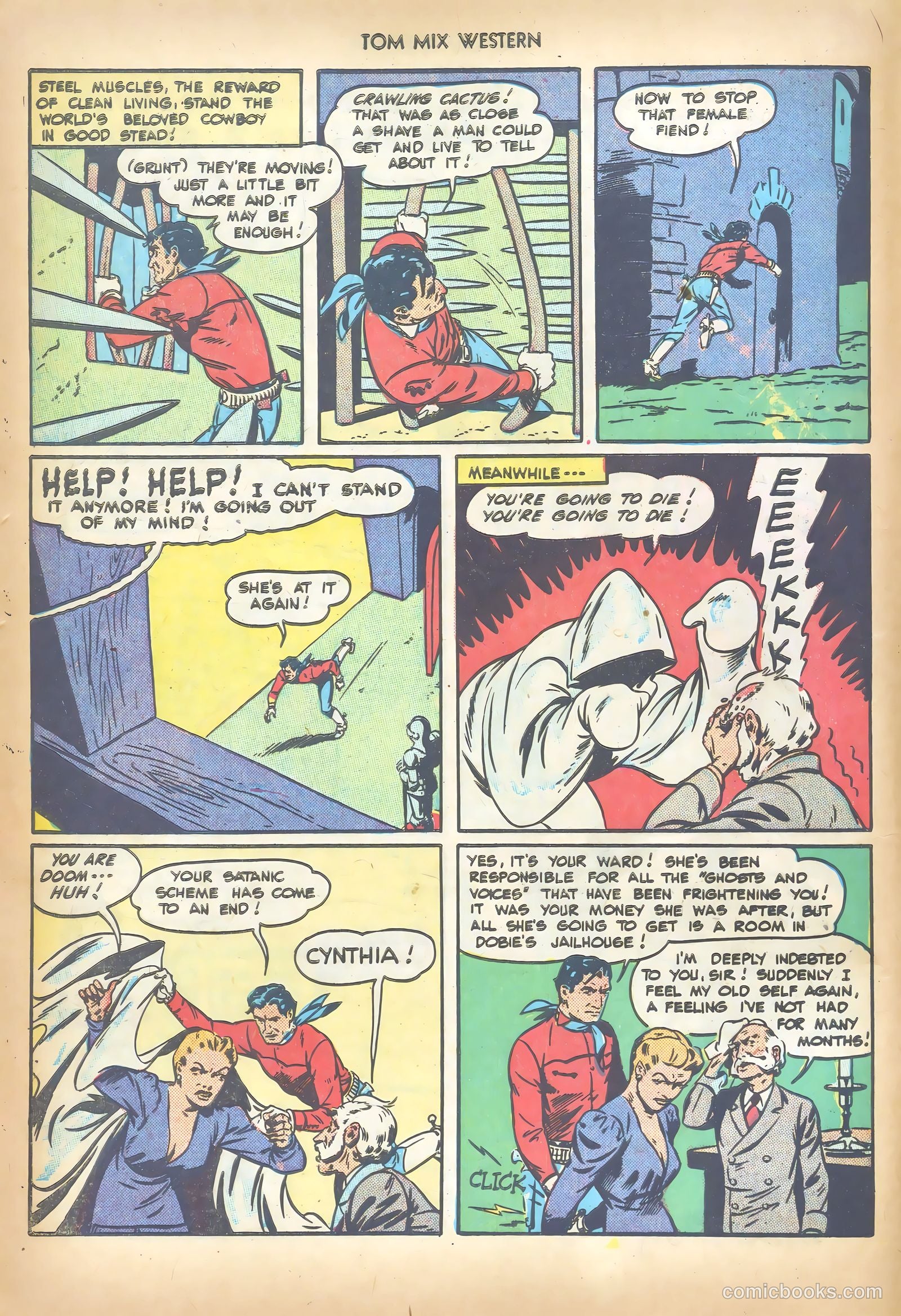 Tom Mix Western #19 (1949) — page 22 of 52