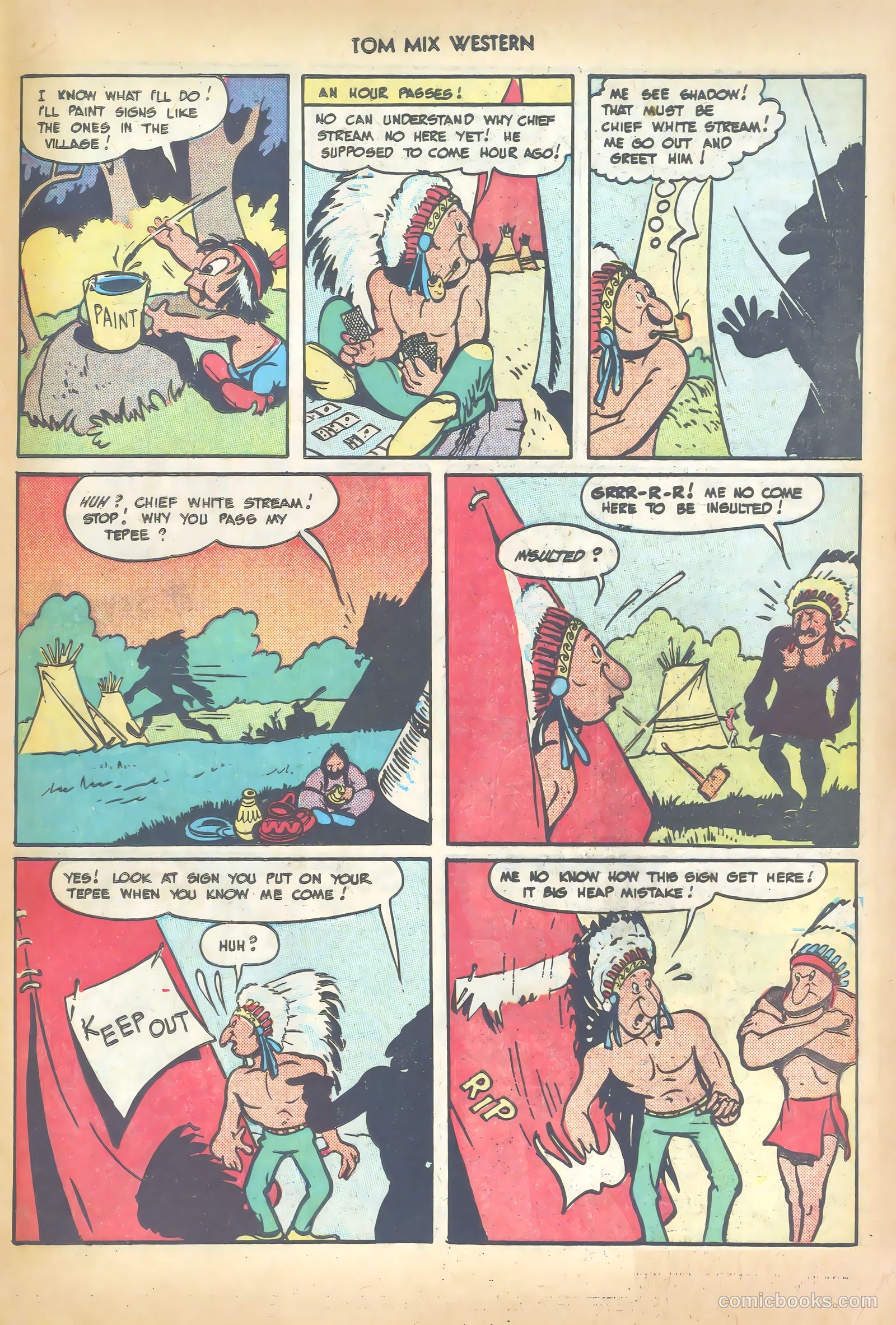 Tom Mix Western #19 (1949) — page 27 of 52