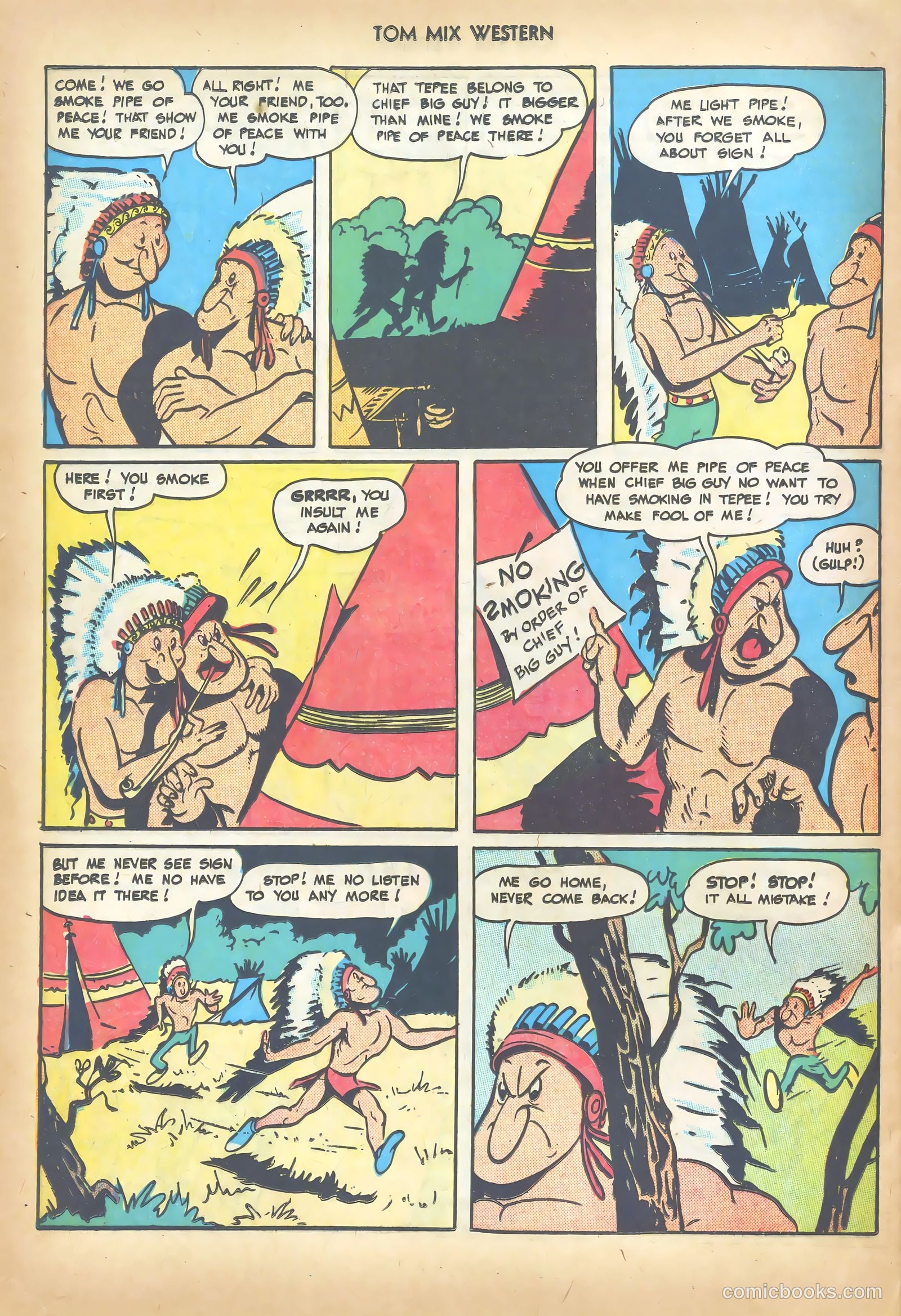 Tom Mix Western #19 (1949) — page 28 of 52